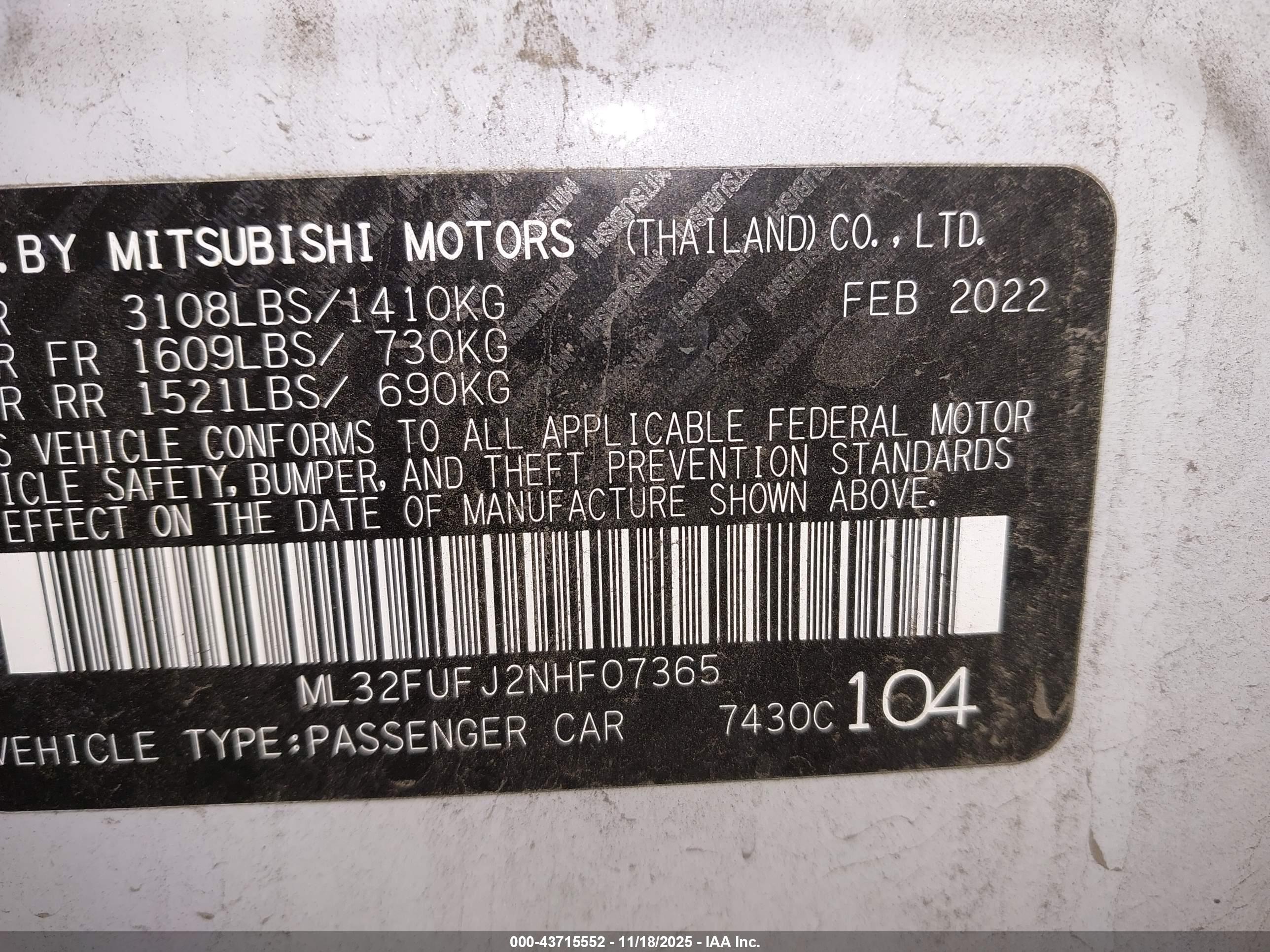 MITSUBISHI MIRAGE image 9