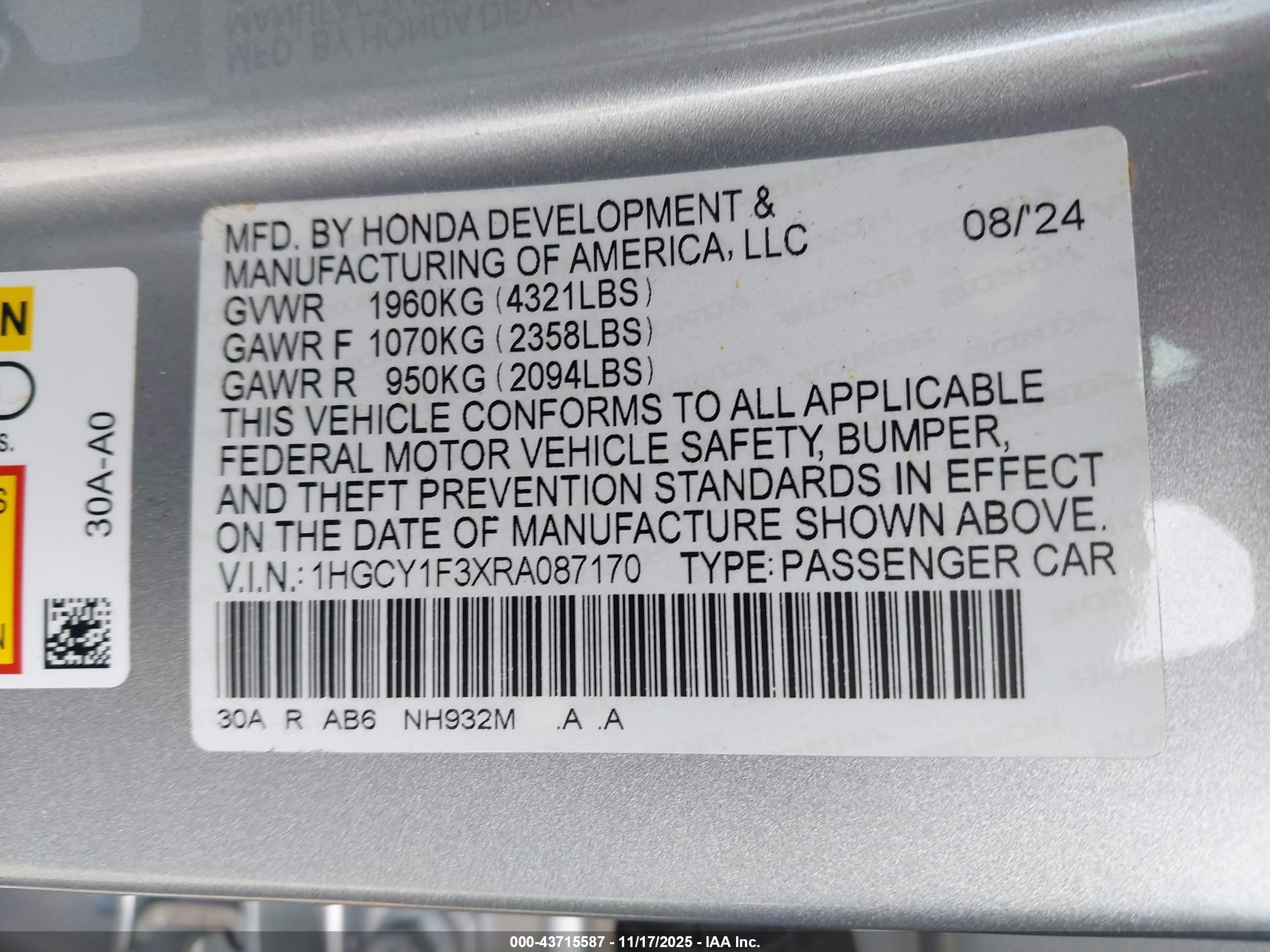 HONDA ACCORD image 9