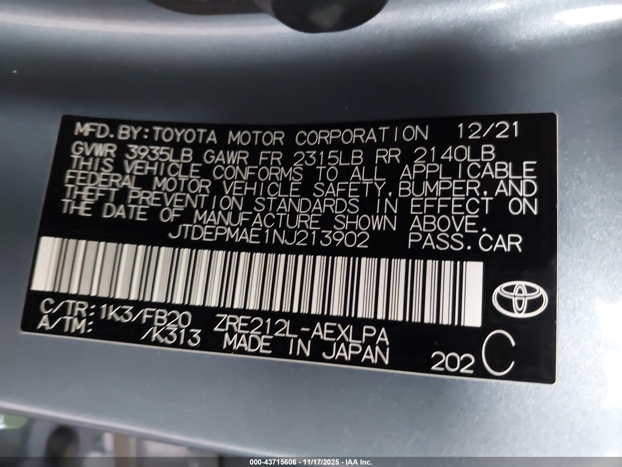 TOYOTA COROLLA image 9