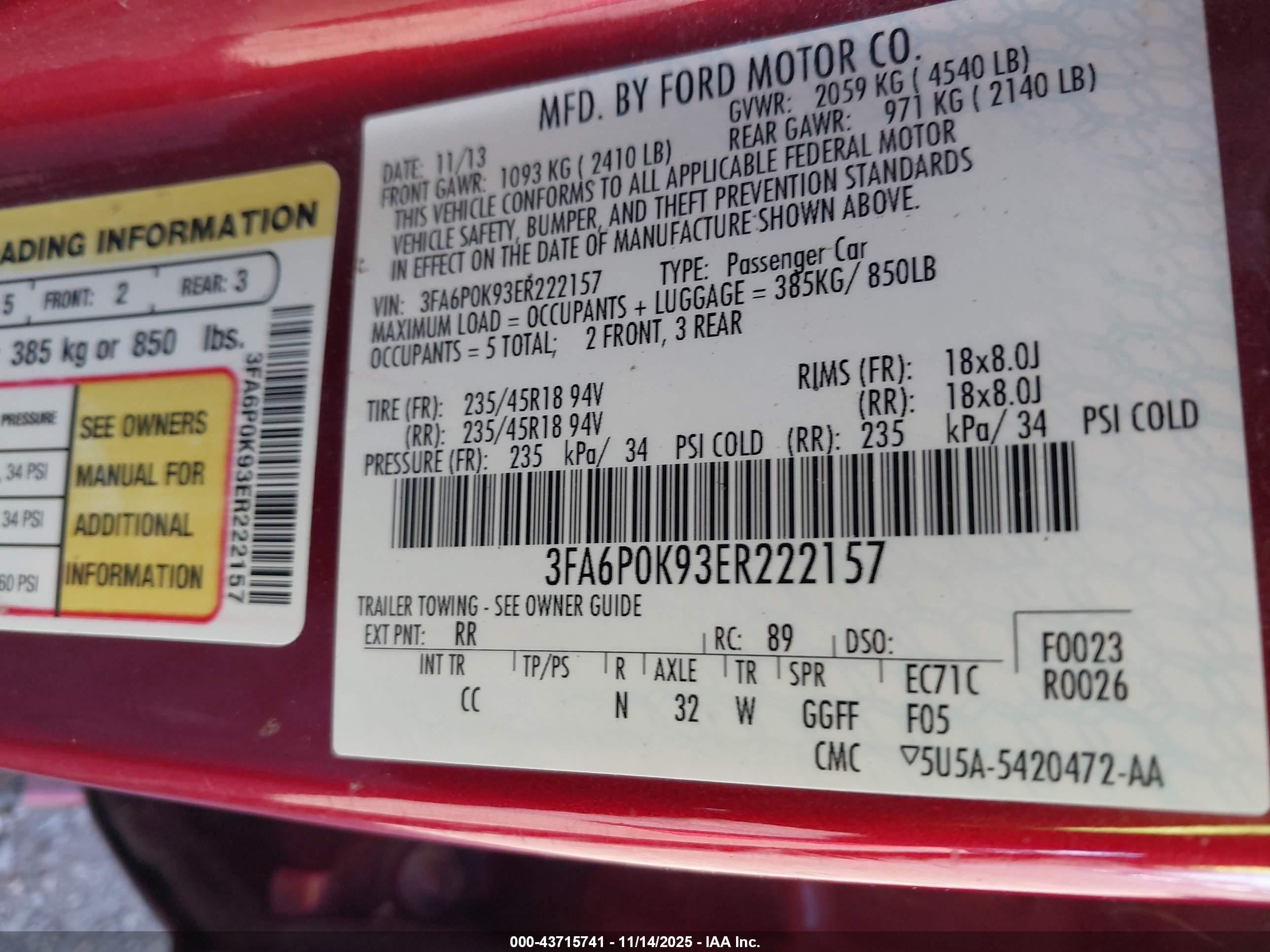 FORD FUSION image 9