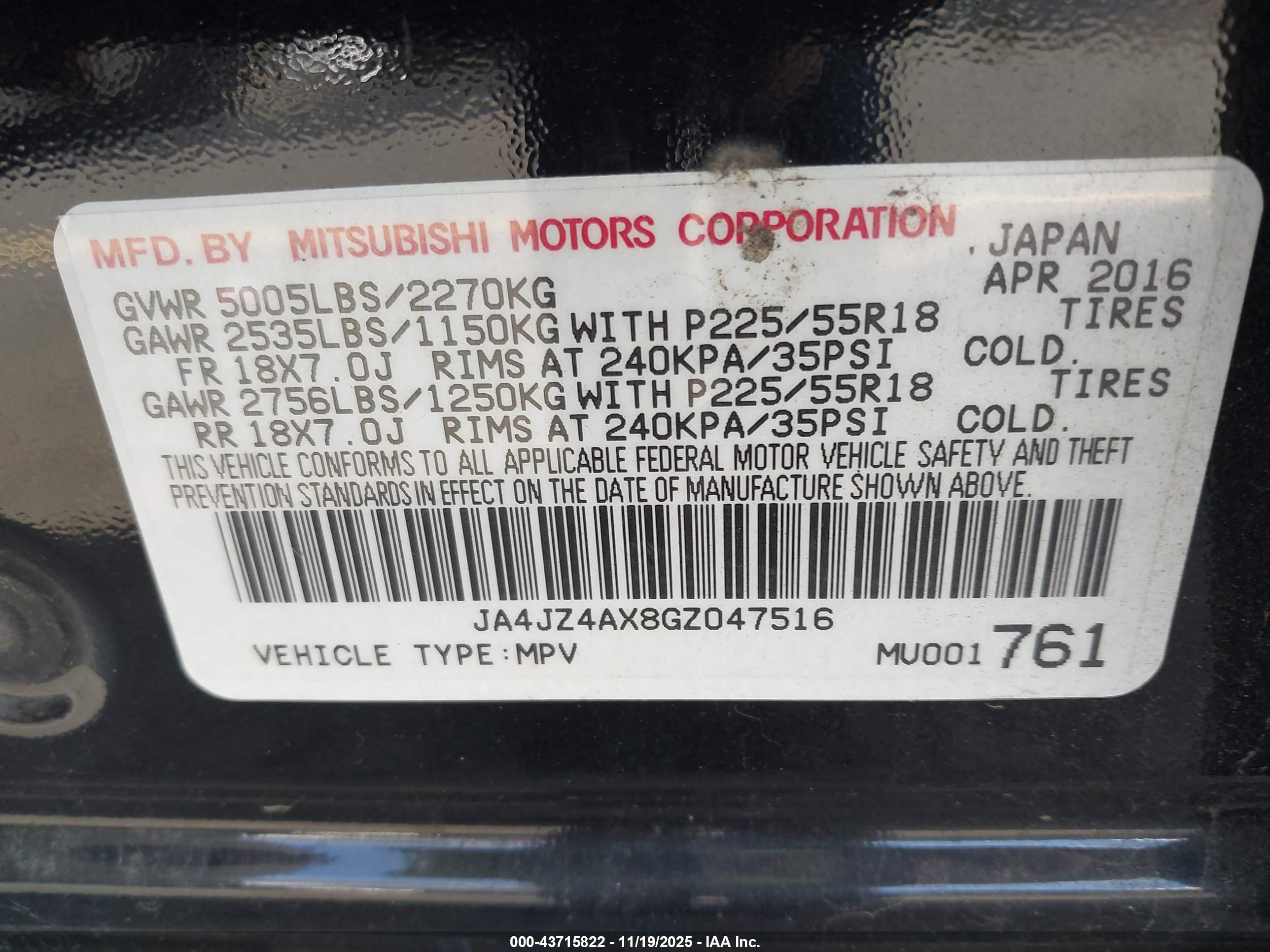 MITSUBISHI OUTLANDER image 9