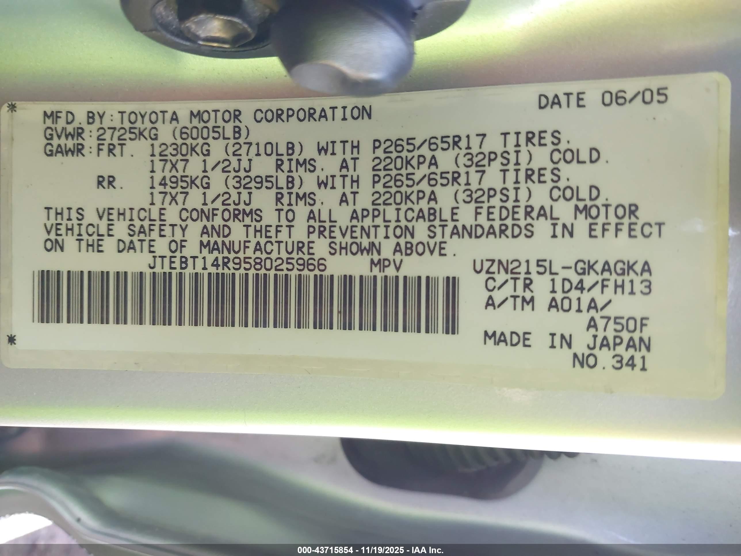 TOYOTA 4RUNNER image 9