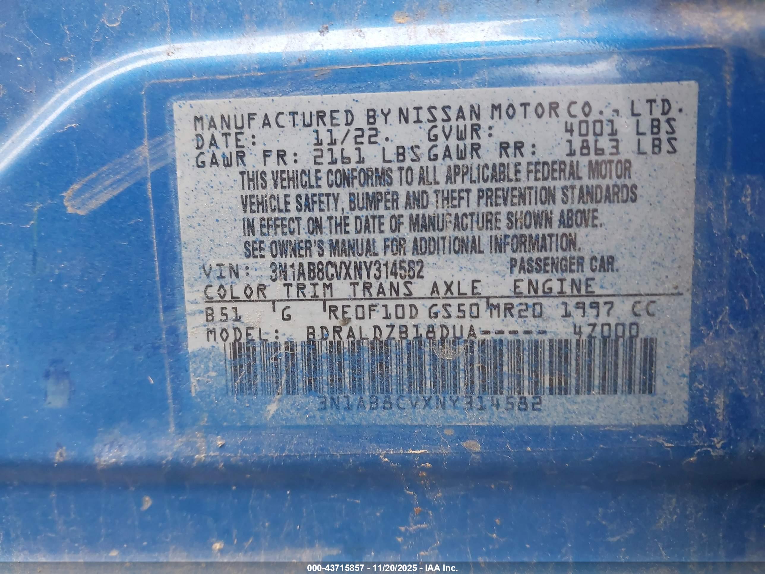 NISSAN SENTRA image 9
