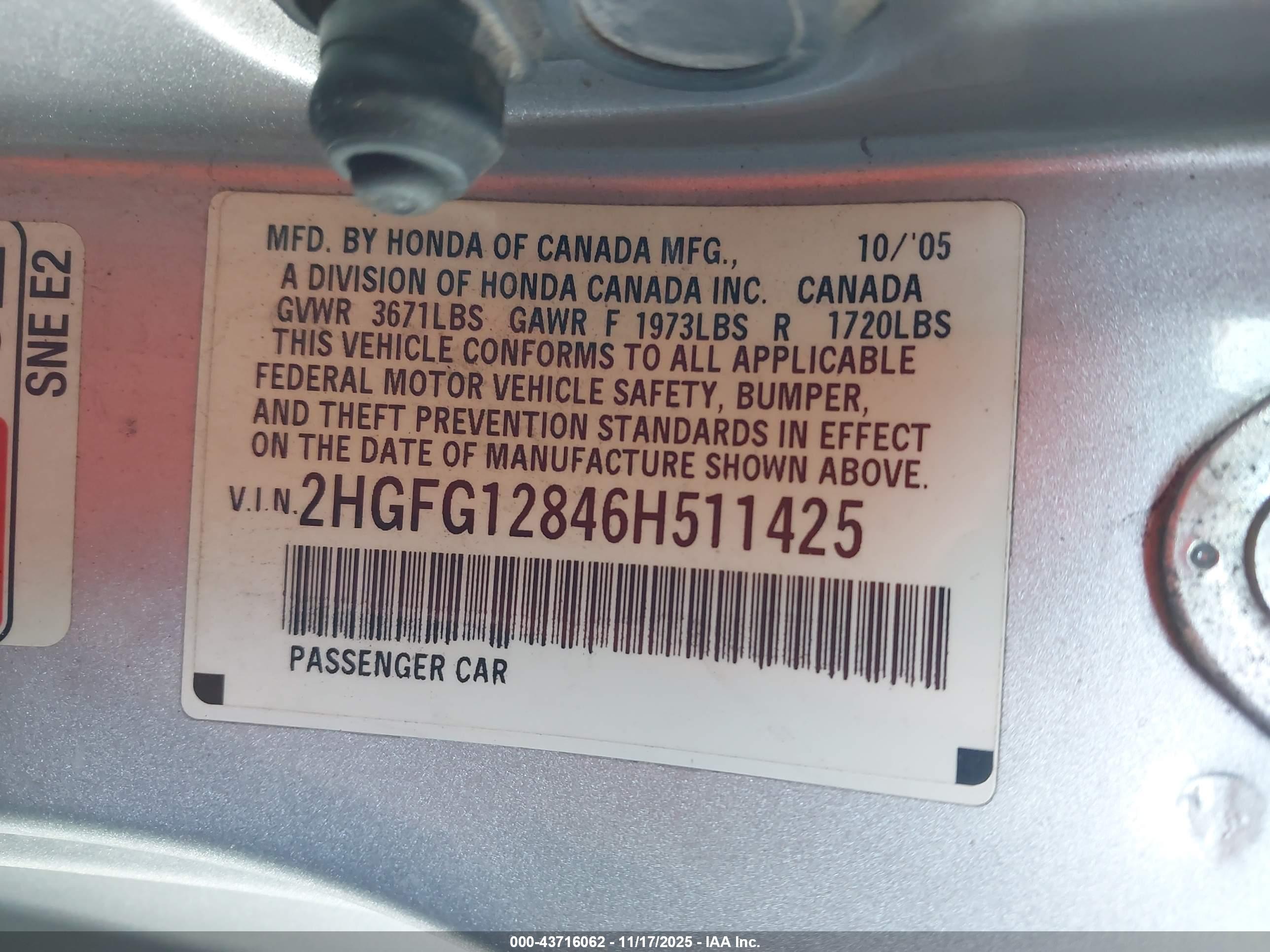 HONDA CIVIC image 9