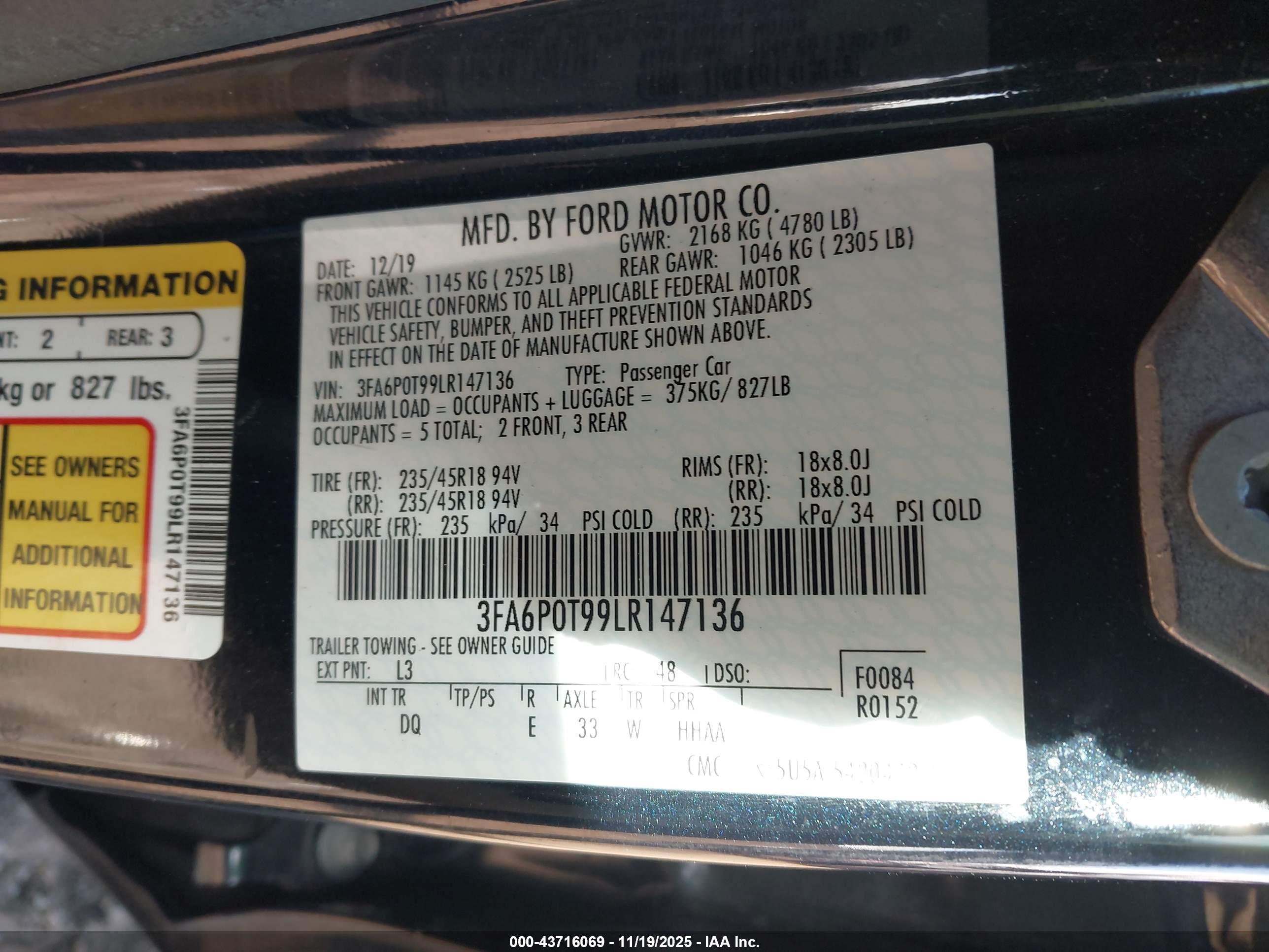 FORD FUSION image 9