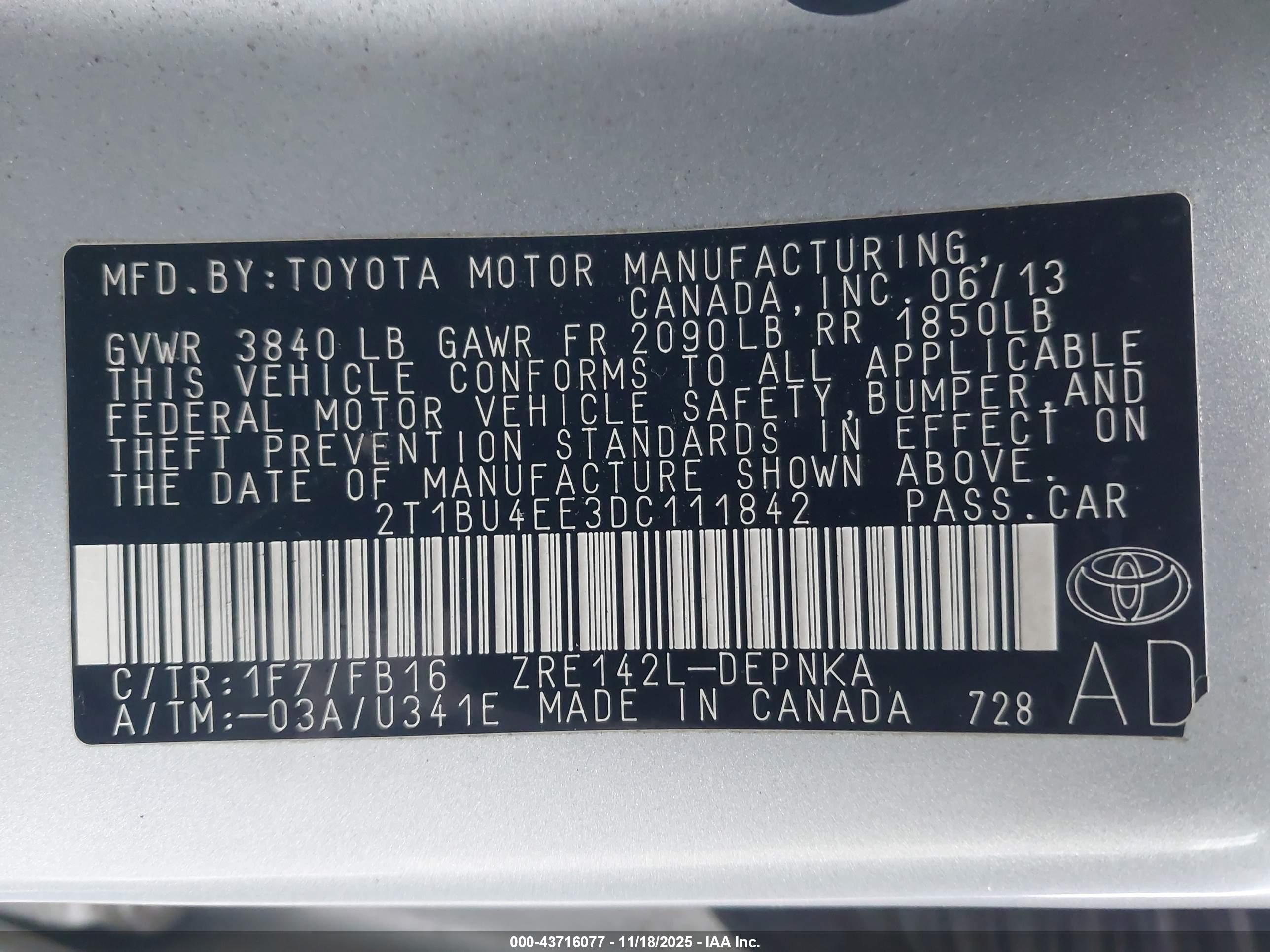 TOYOTA COROLLA image 9