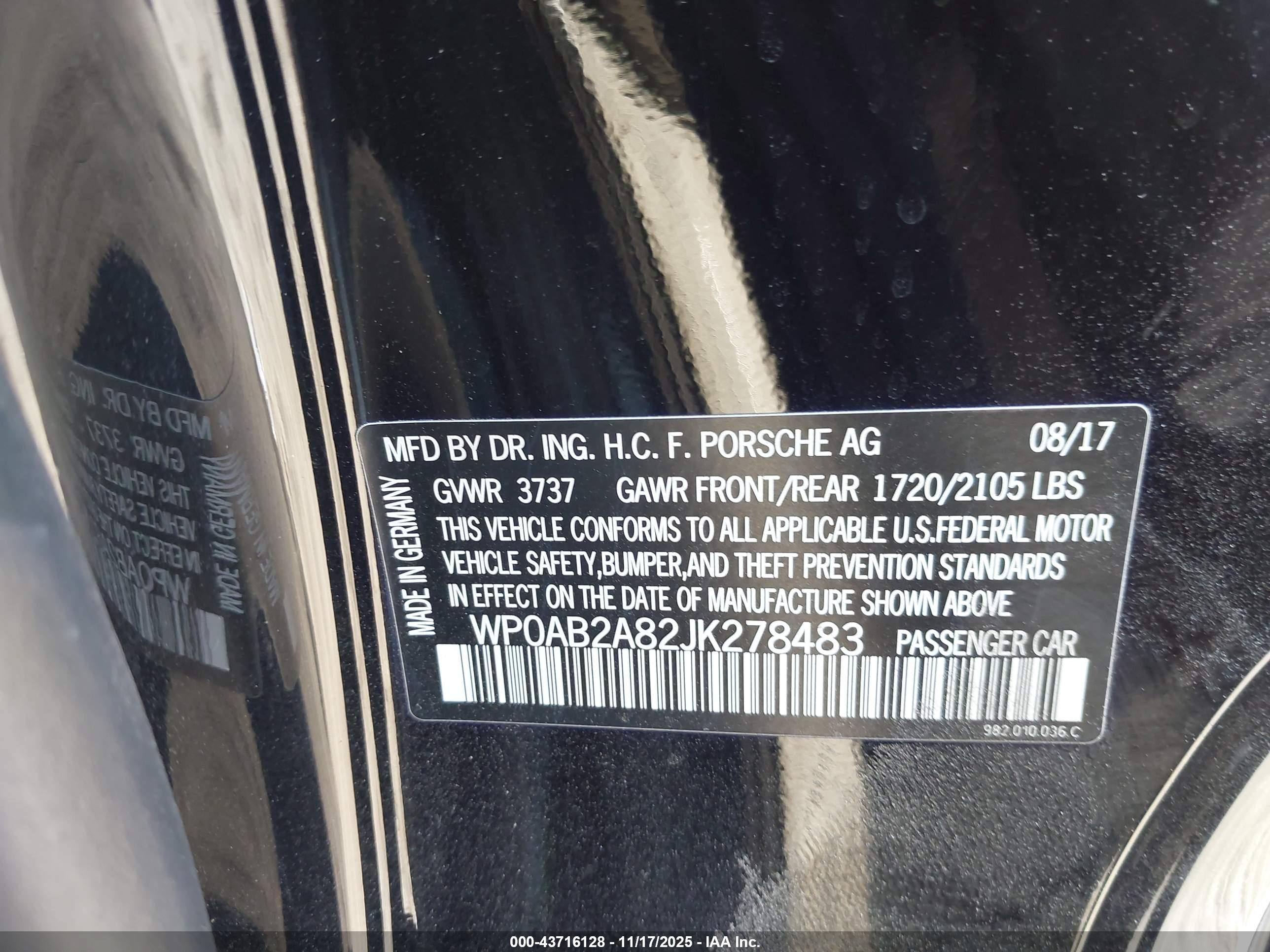 PORSCHE 718 image 9