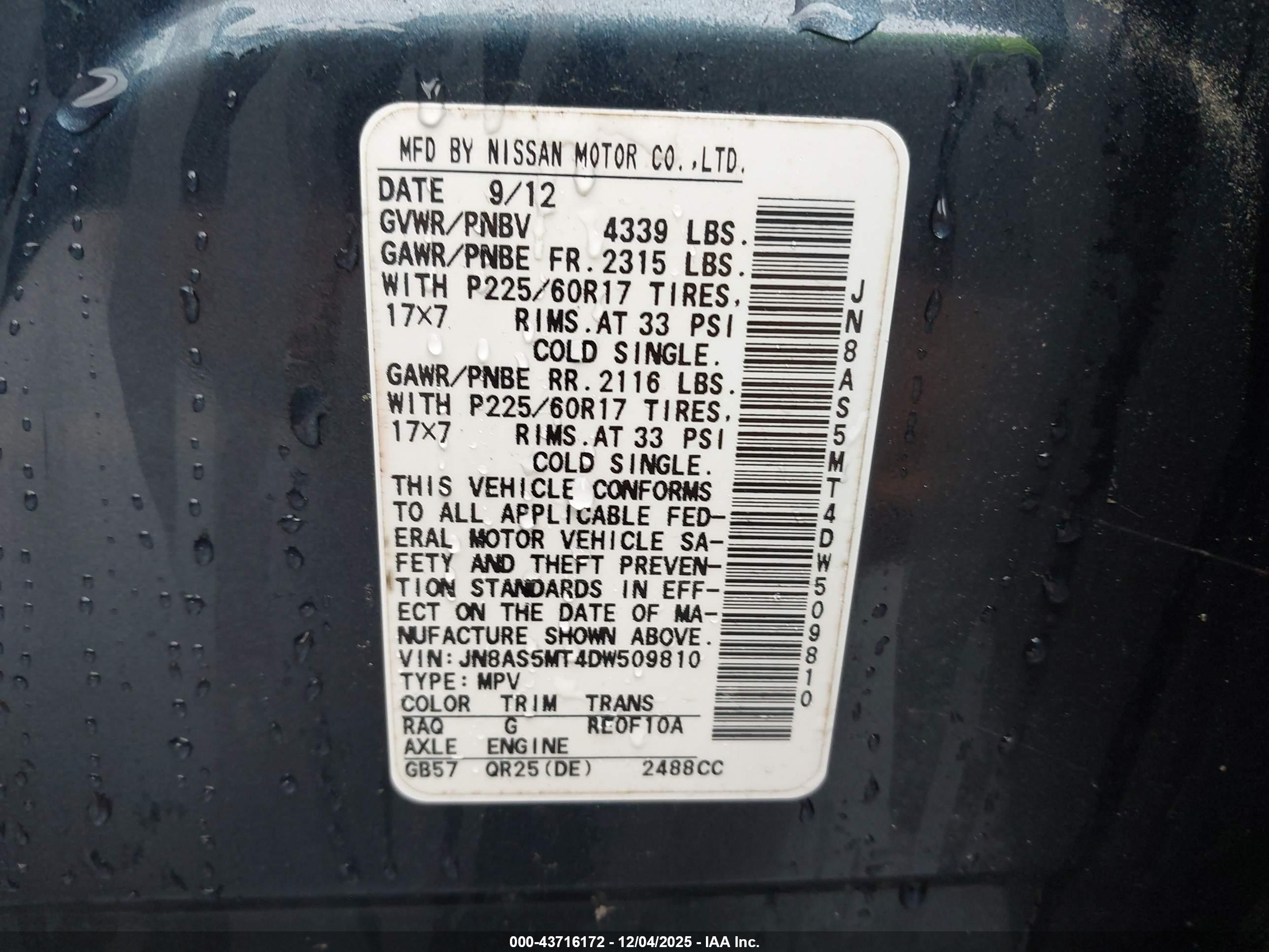 NISSAN ROGUE image 9
