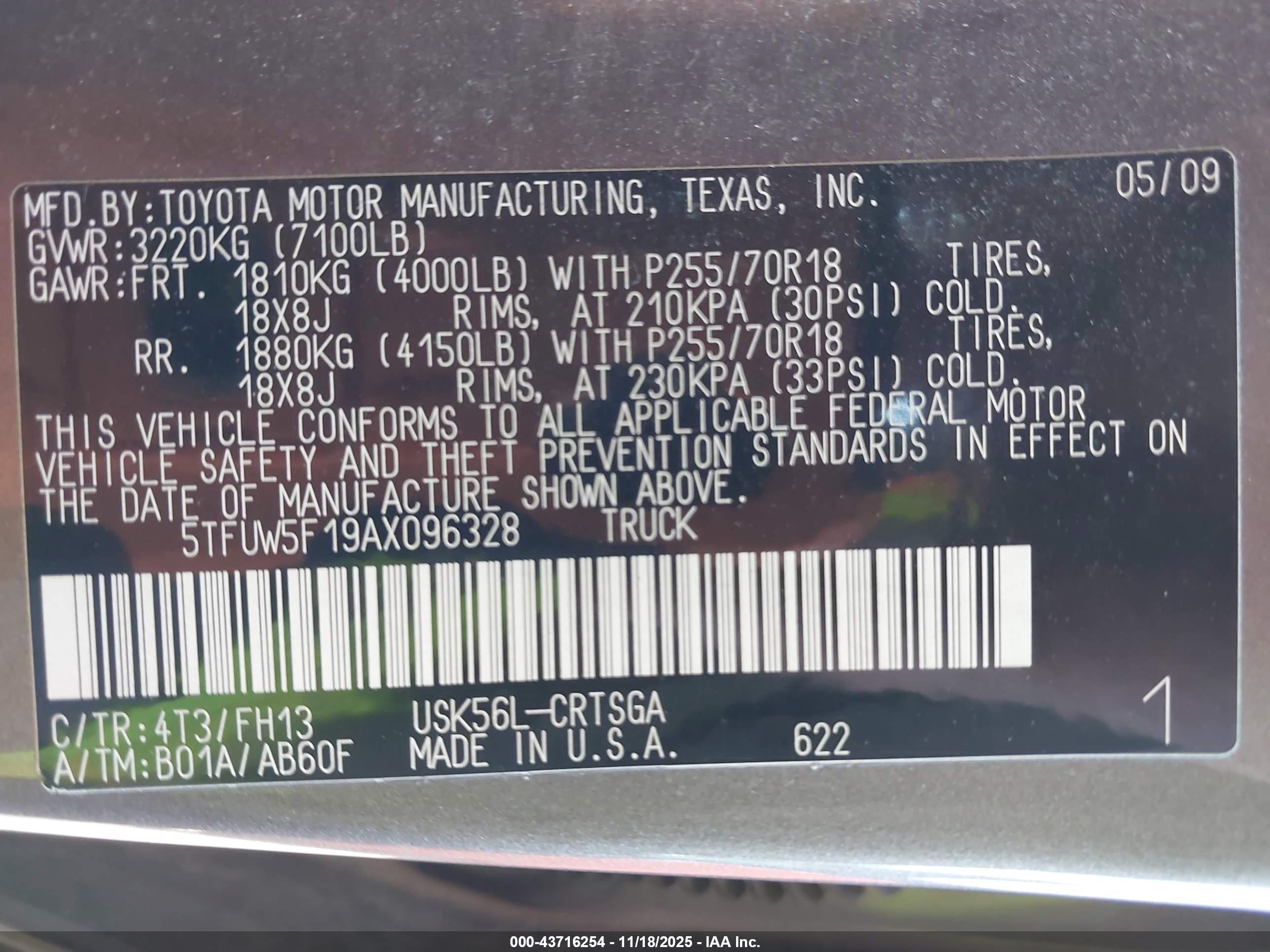 TOYOTA TUNDRA image 9