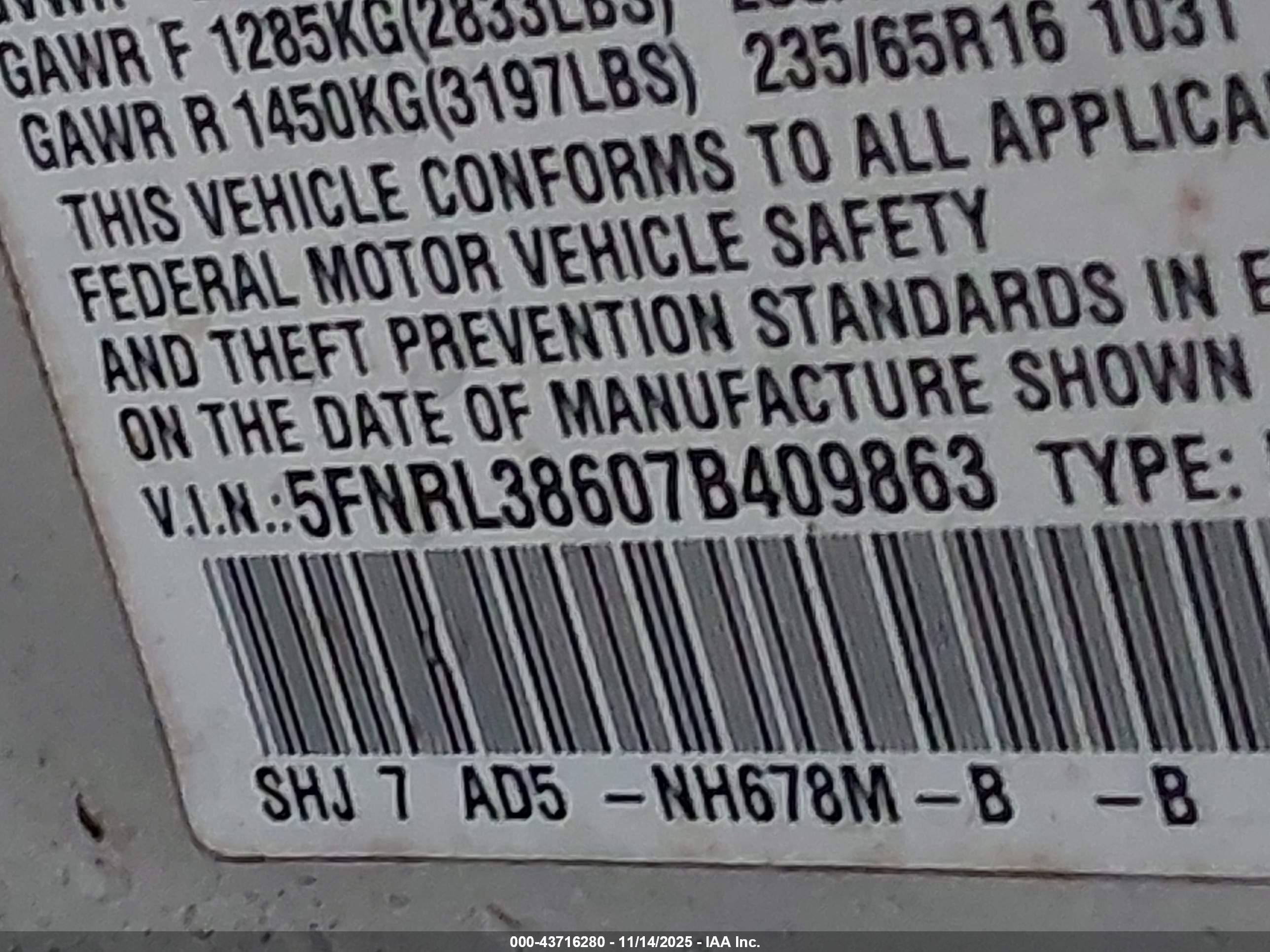 HONDA ODYSSEY image 9