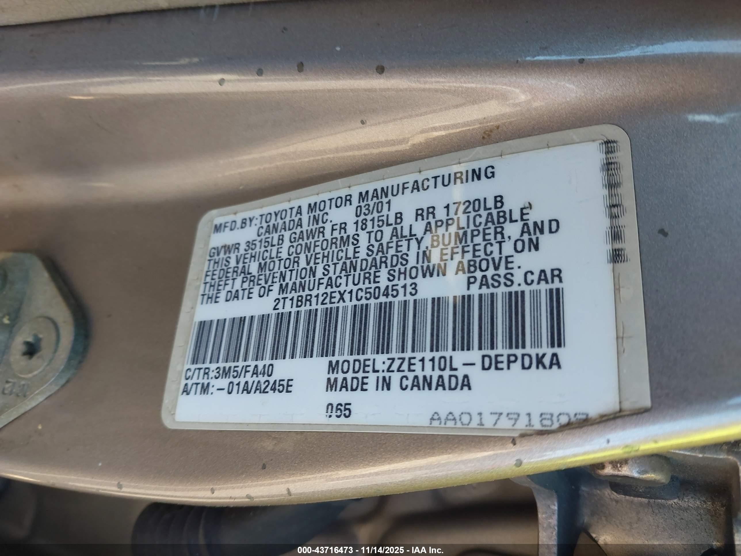 TOYOTA COROLLA image 9