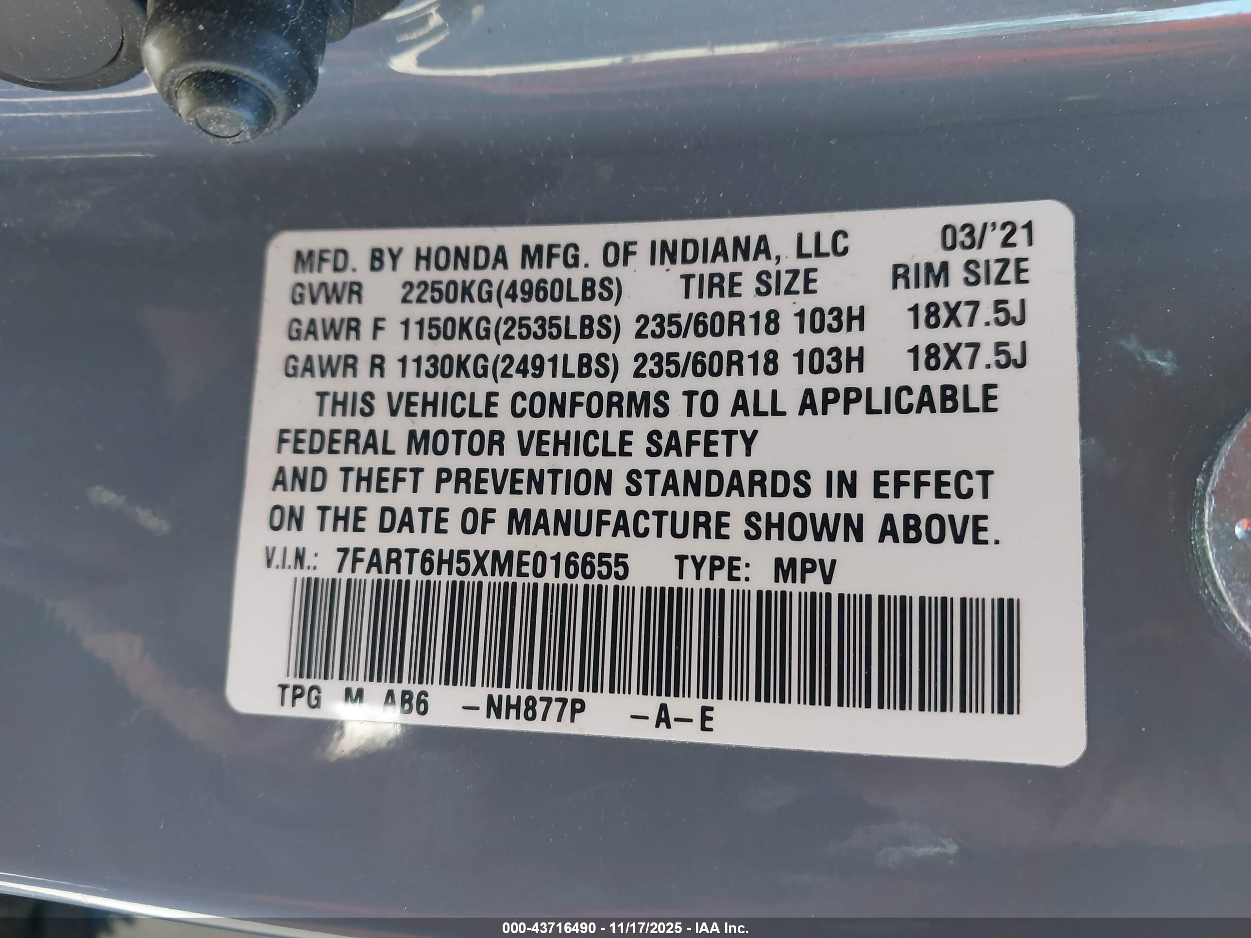HONDA CR-V image 9