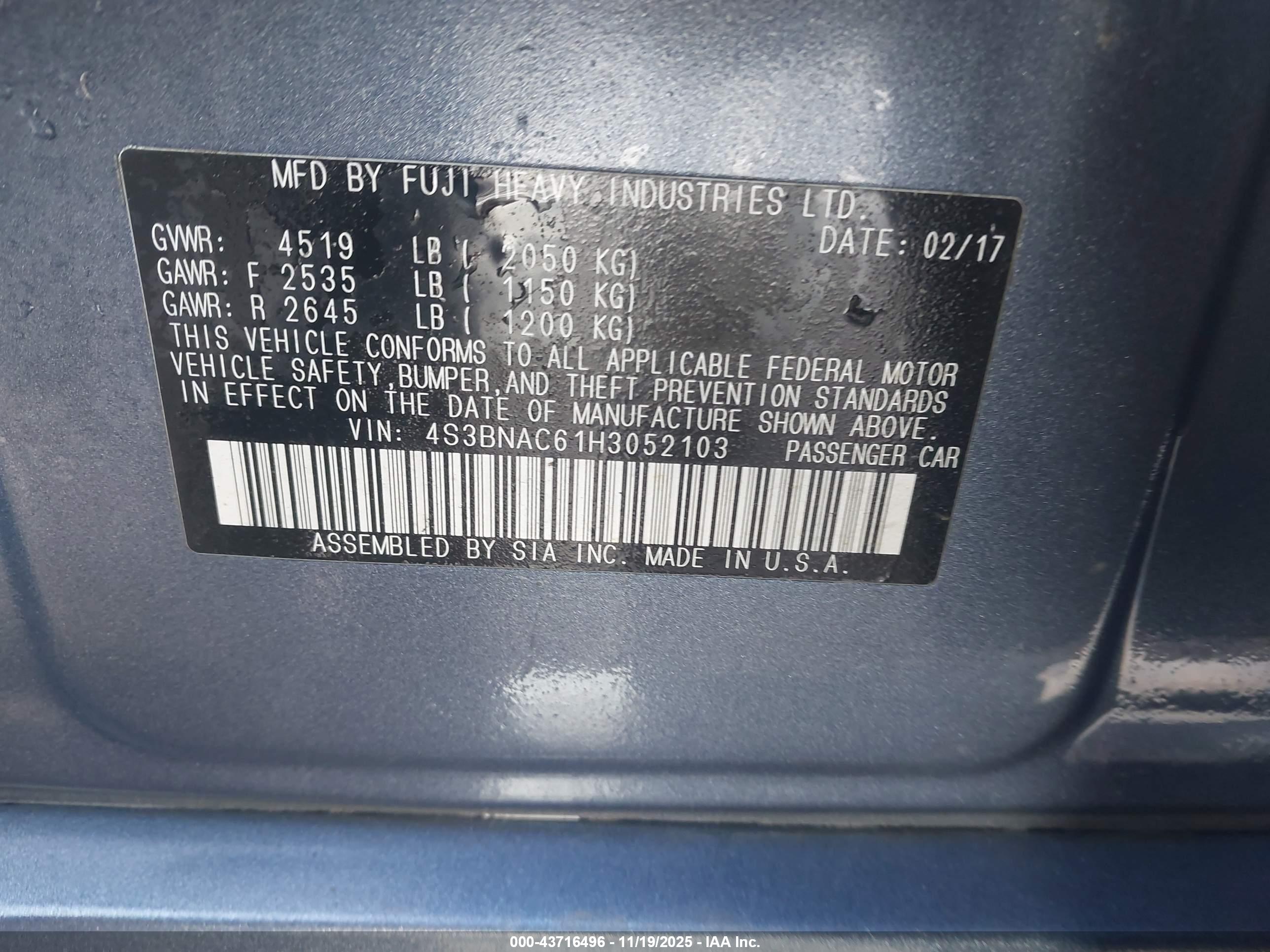 SUBARU LEGACY image 9