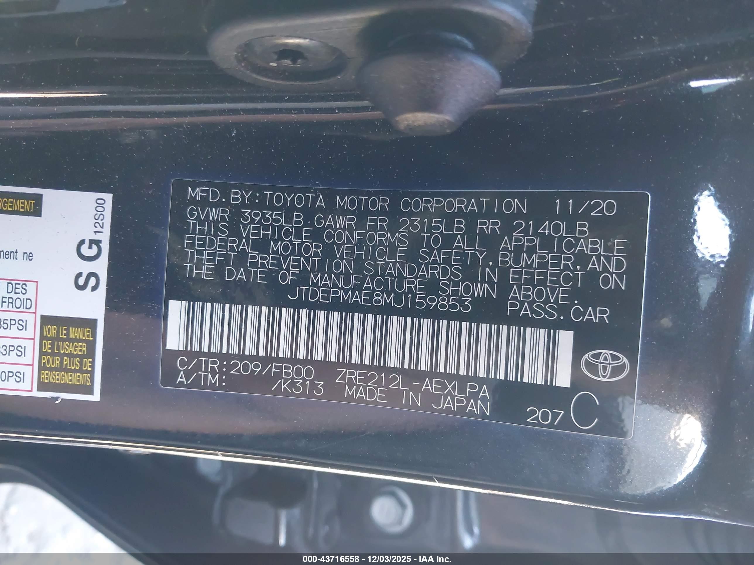 TOYOTA COROLLA image 9