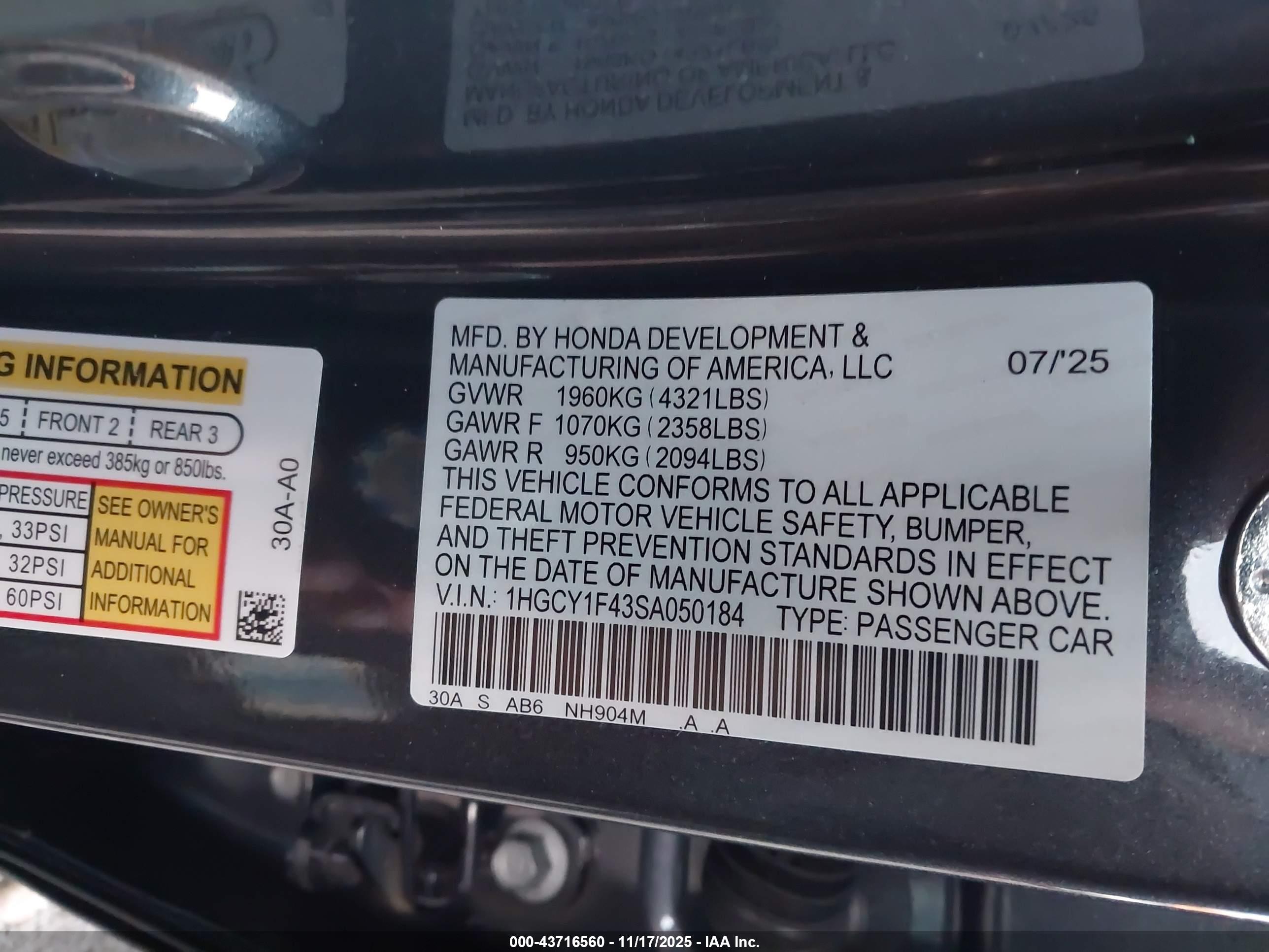 HONDA ACCORD image 9