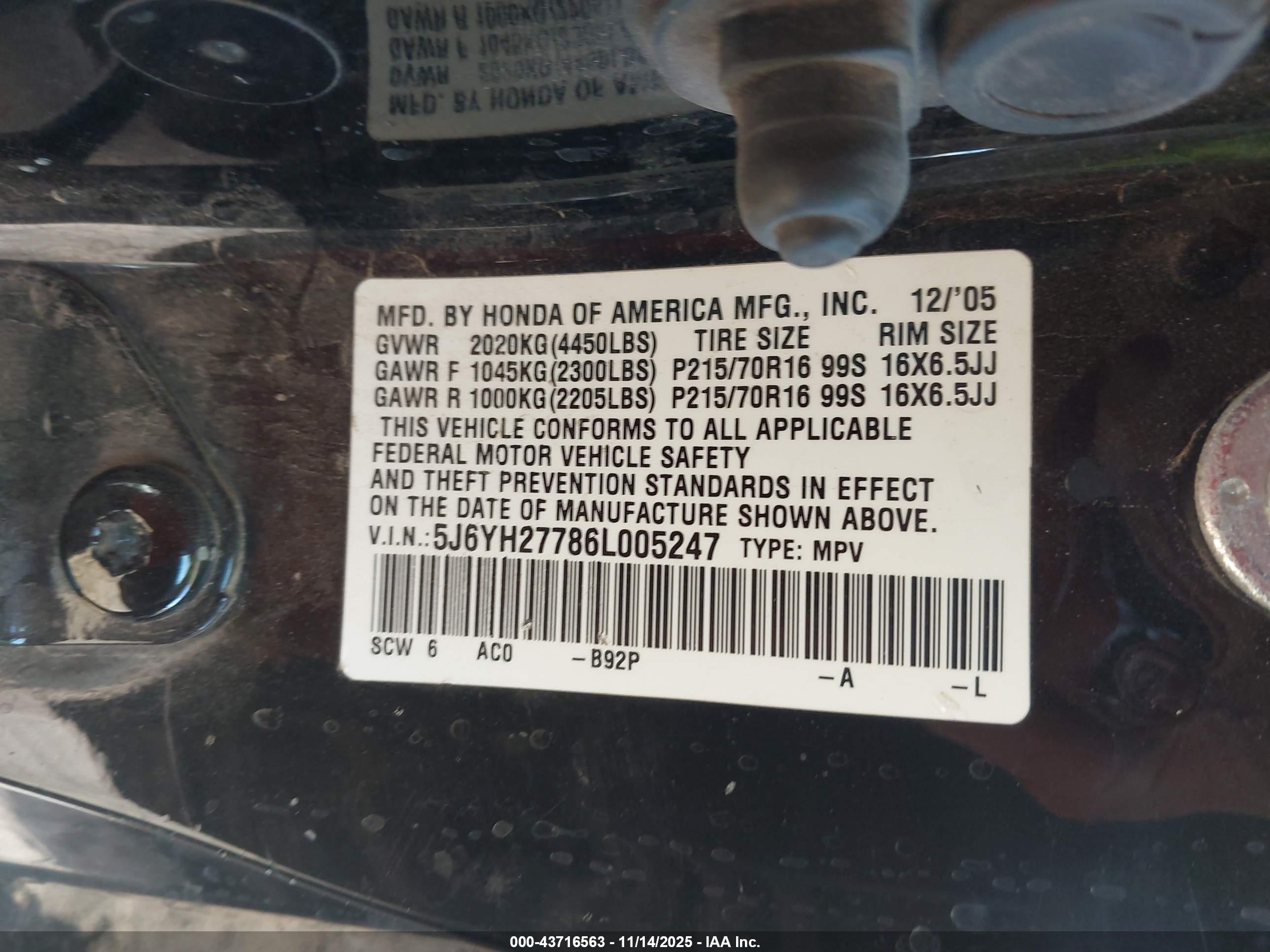 HONDA ELEMENT image 9