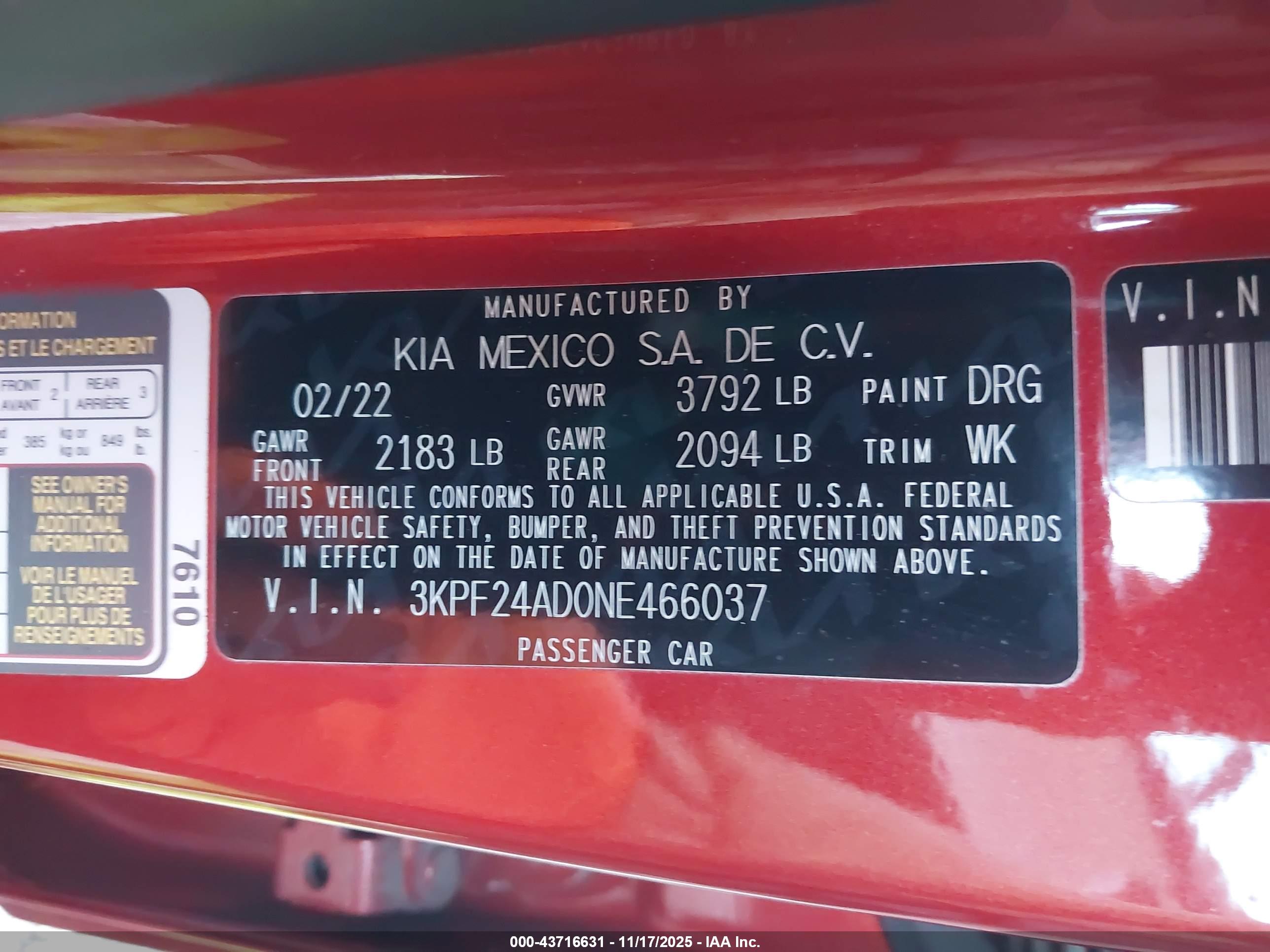 KIA FORTE image 9