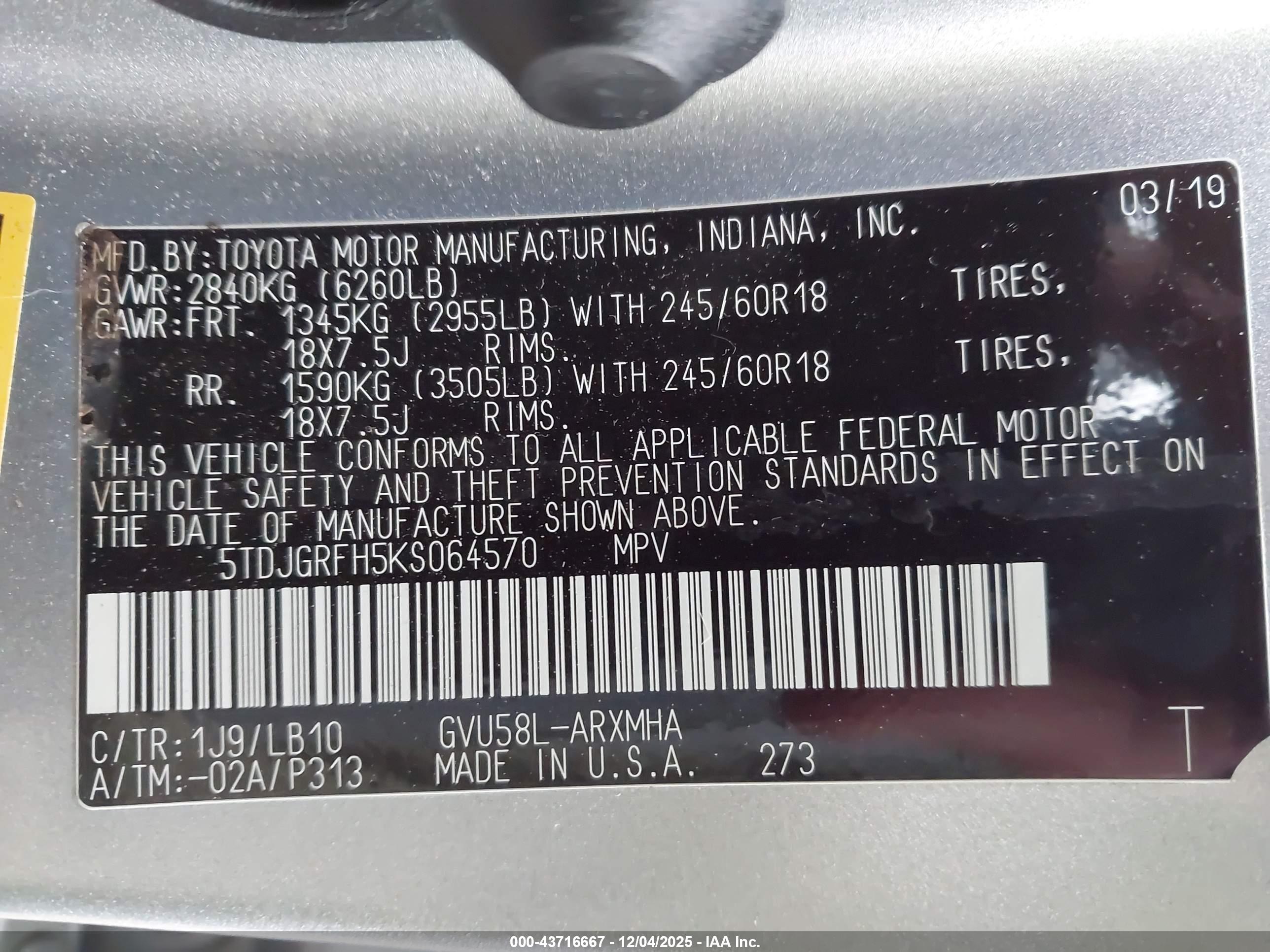 TOYOTA HIGHLANDER image 9