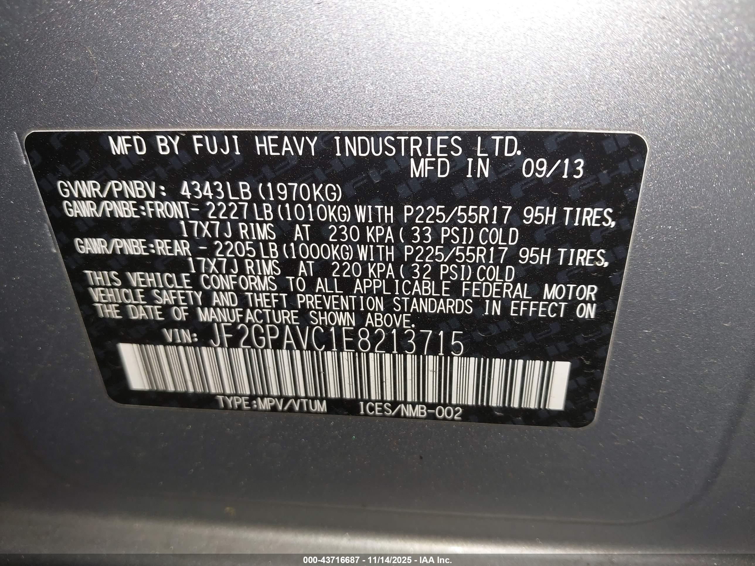 SUBARU XV image 9