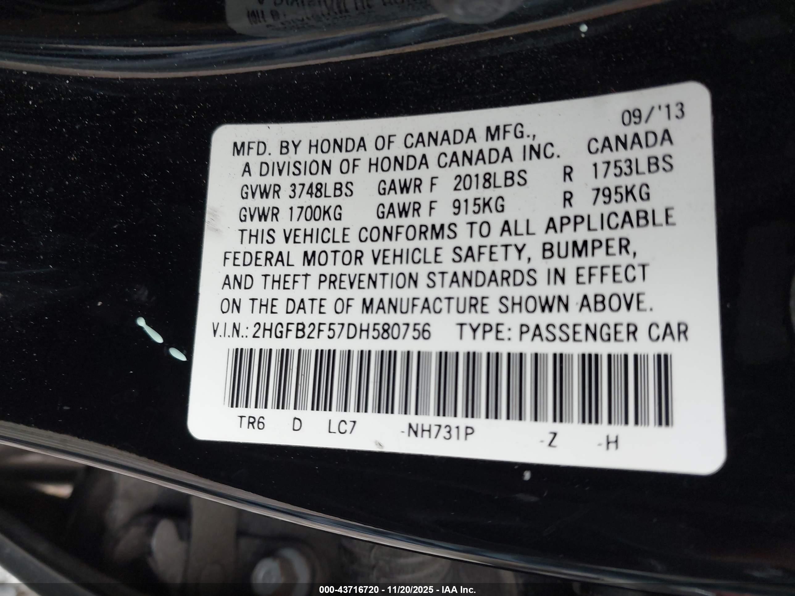 HONDA CIVIC image 9