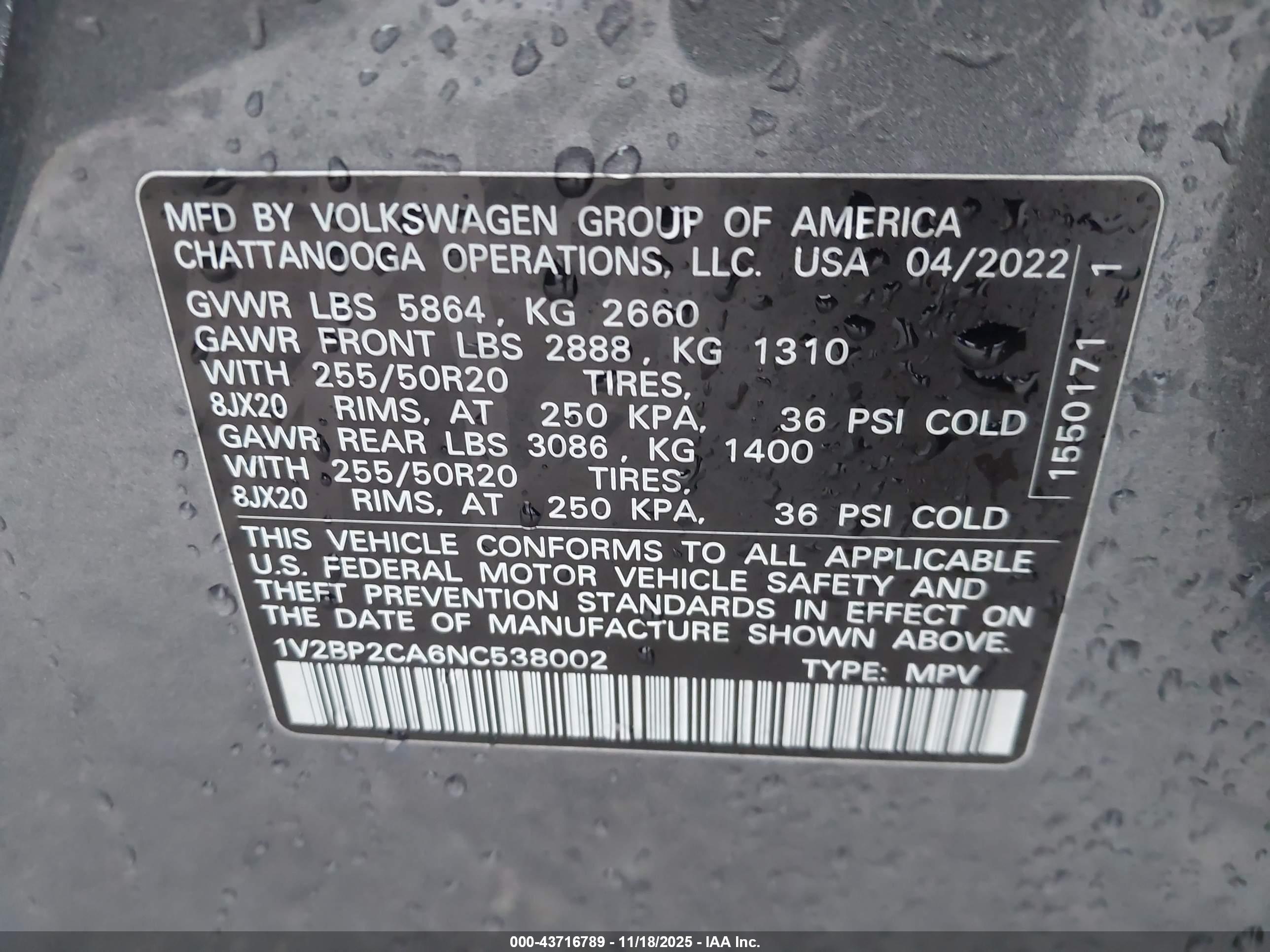 VOLKSWAGEN ATLAS image 9
