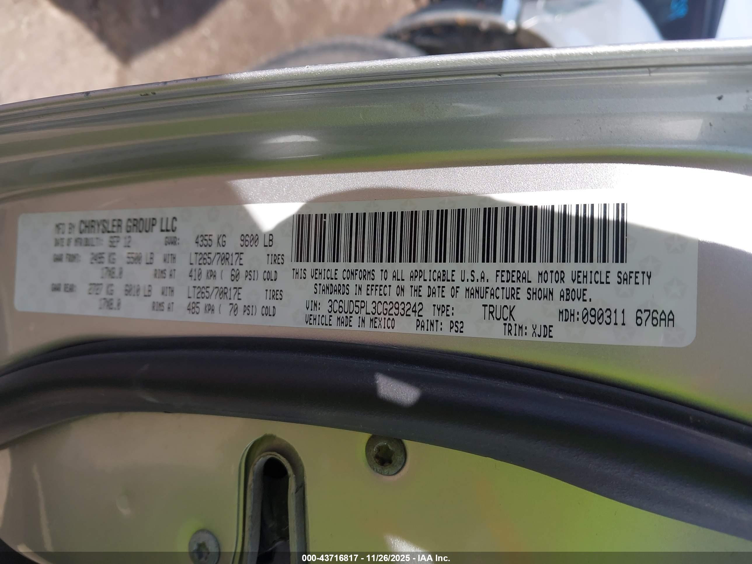 RAM 2500 image 9