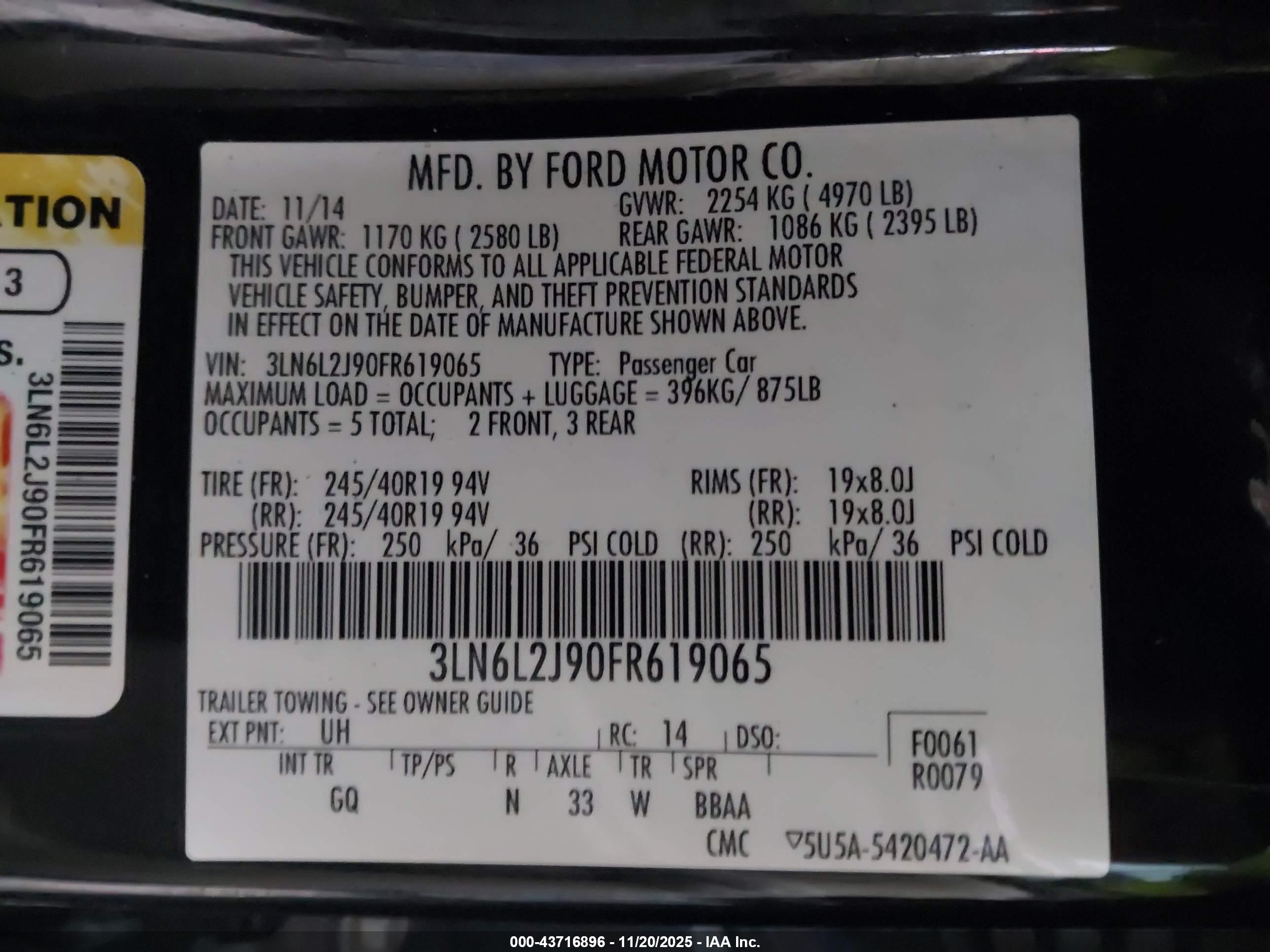 LINCOLN MKZ image 9