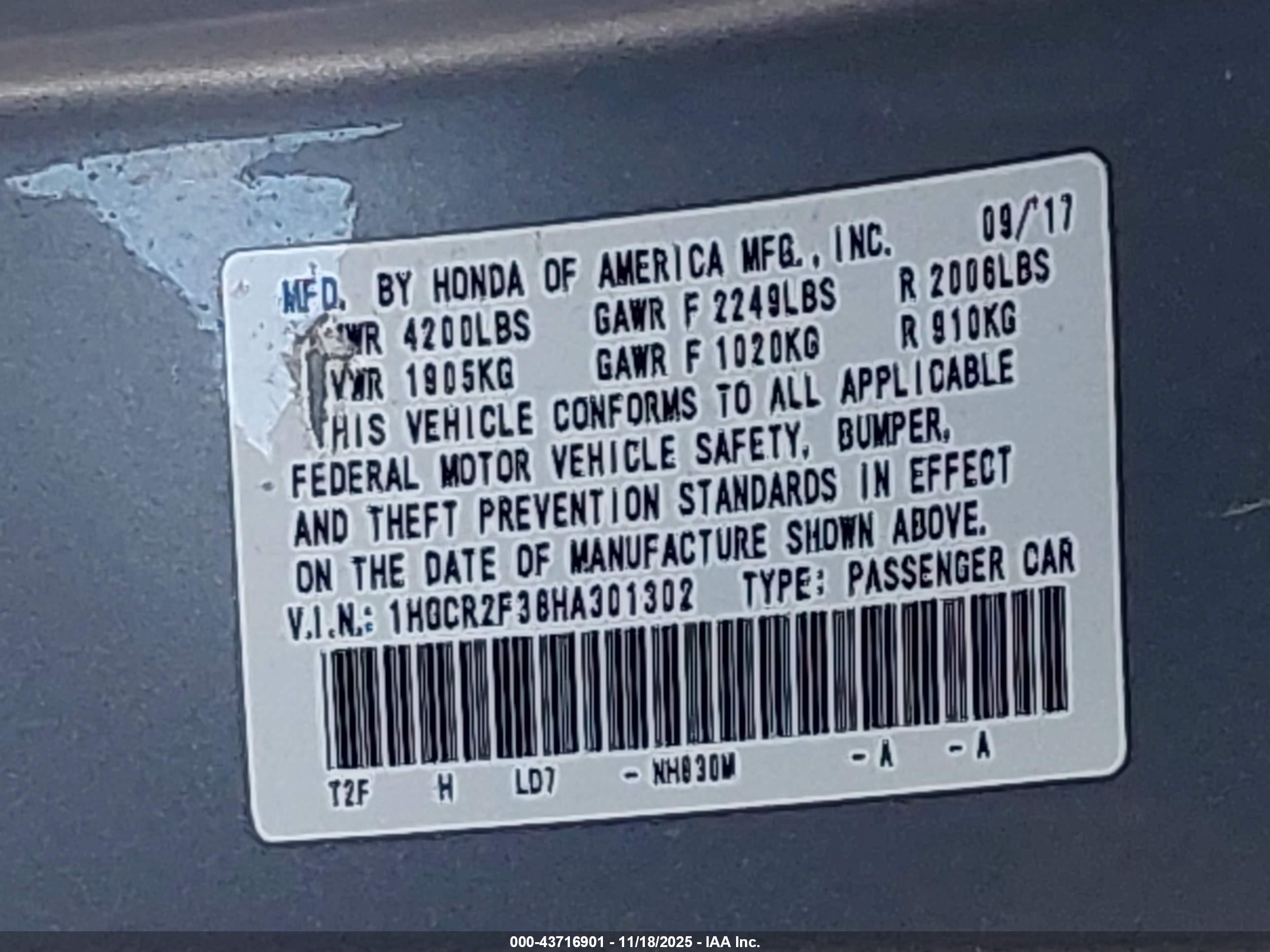 HONDA ACCORD image 9