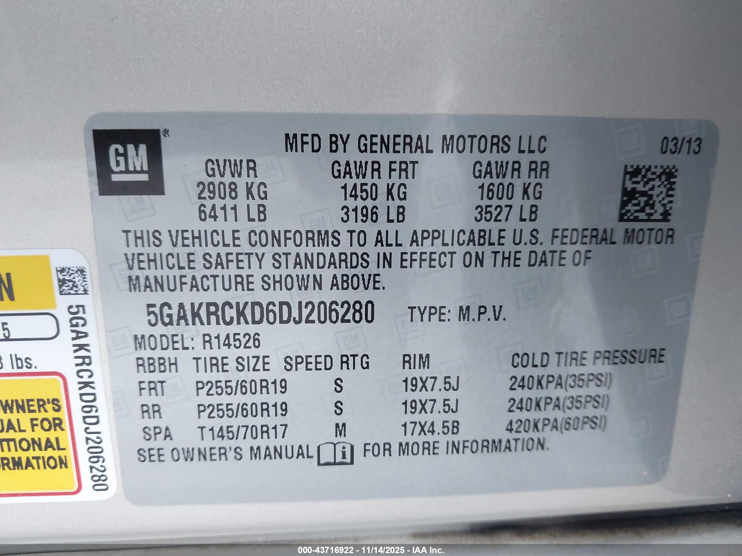 BUICK ENCLAVE image 9
