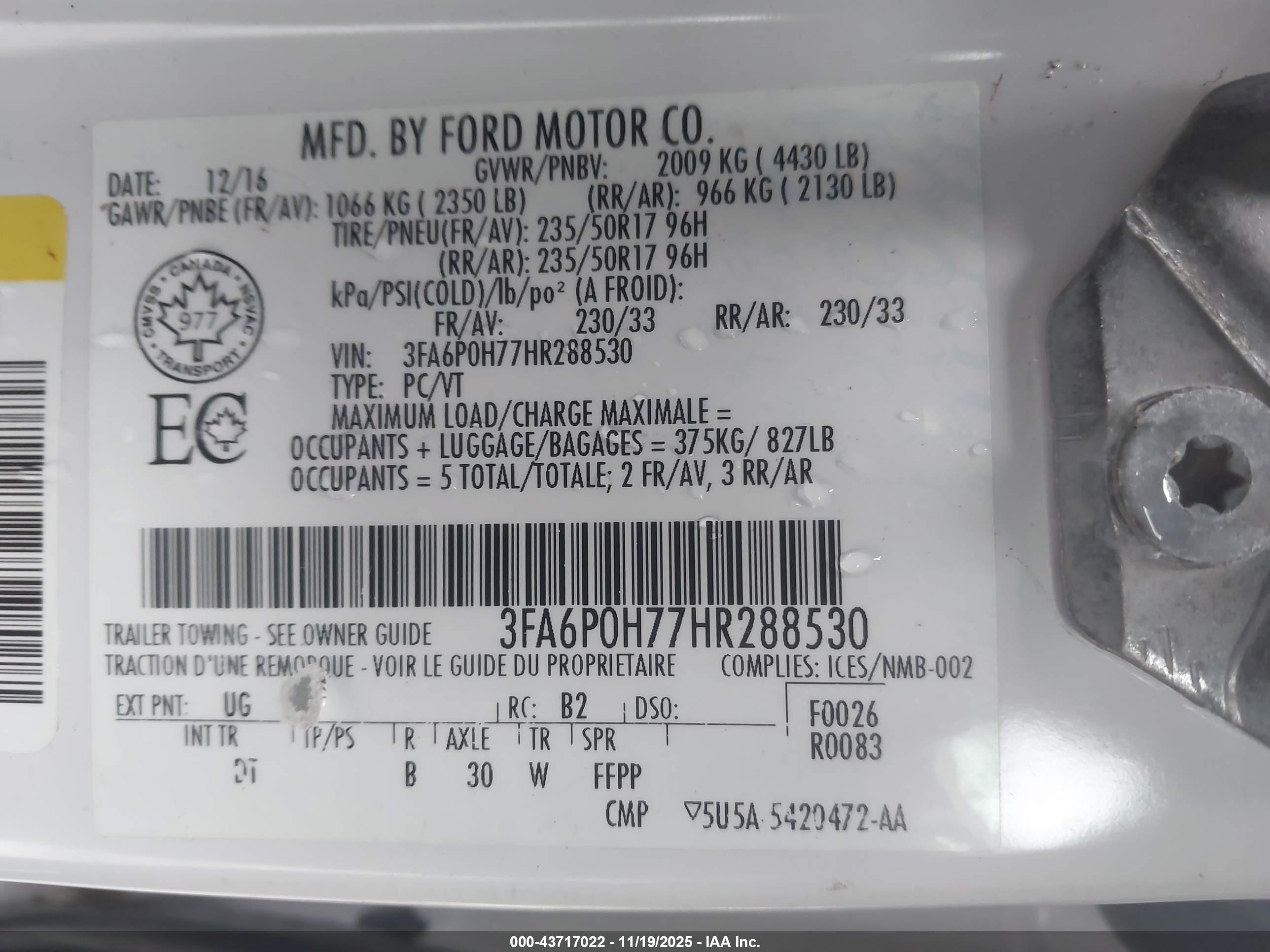 FORD FUSION image 9