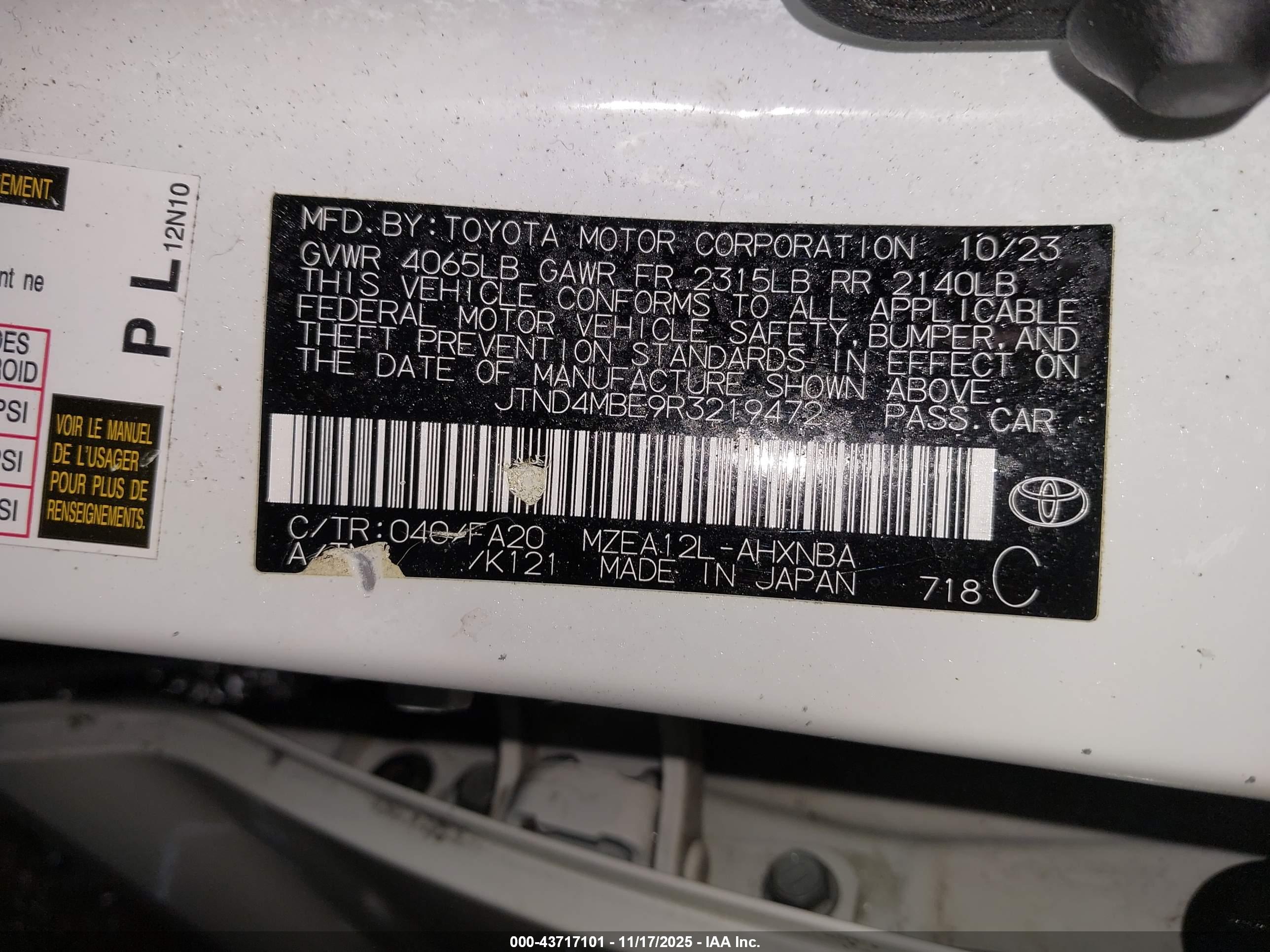 TOYOTA COROLLA image 9