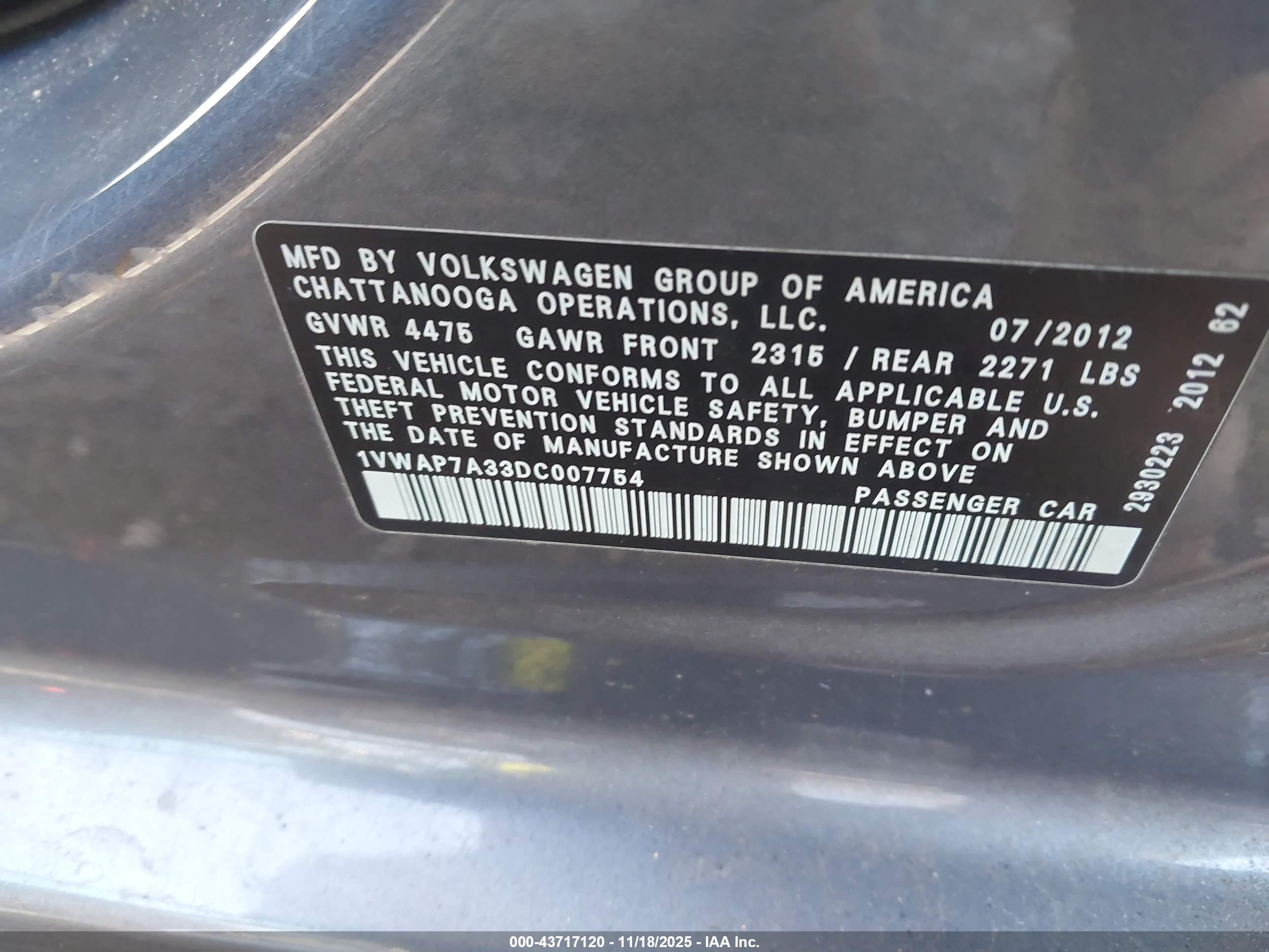 VOLKSWAGEN PASSAT image 9