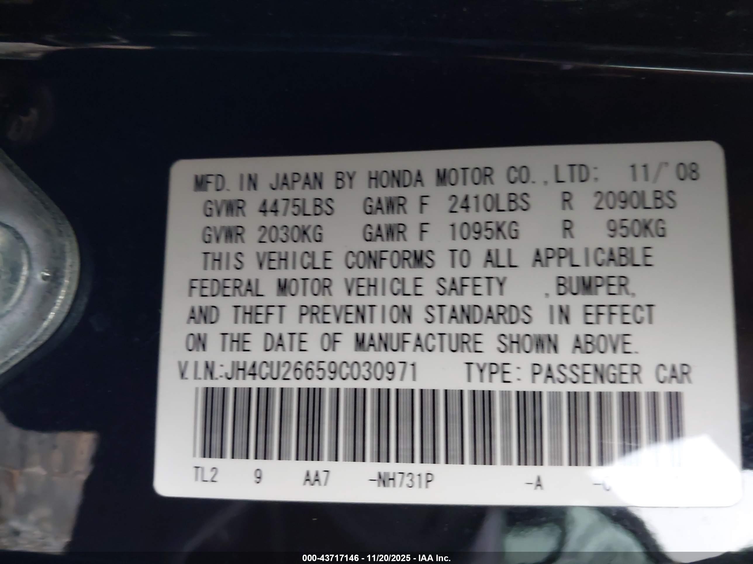 ACURA TSX image 9