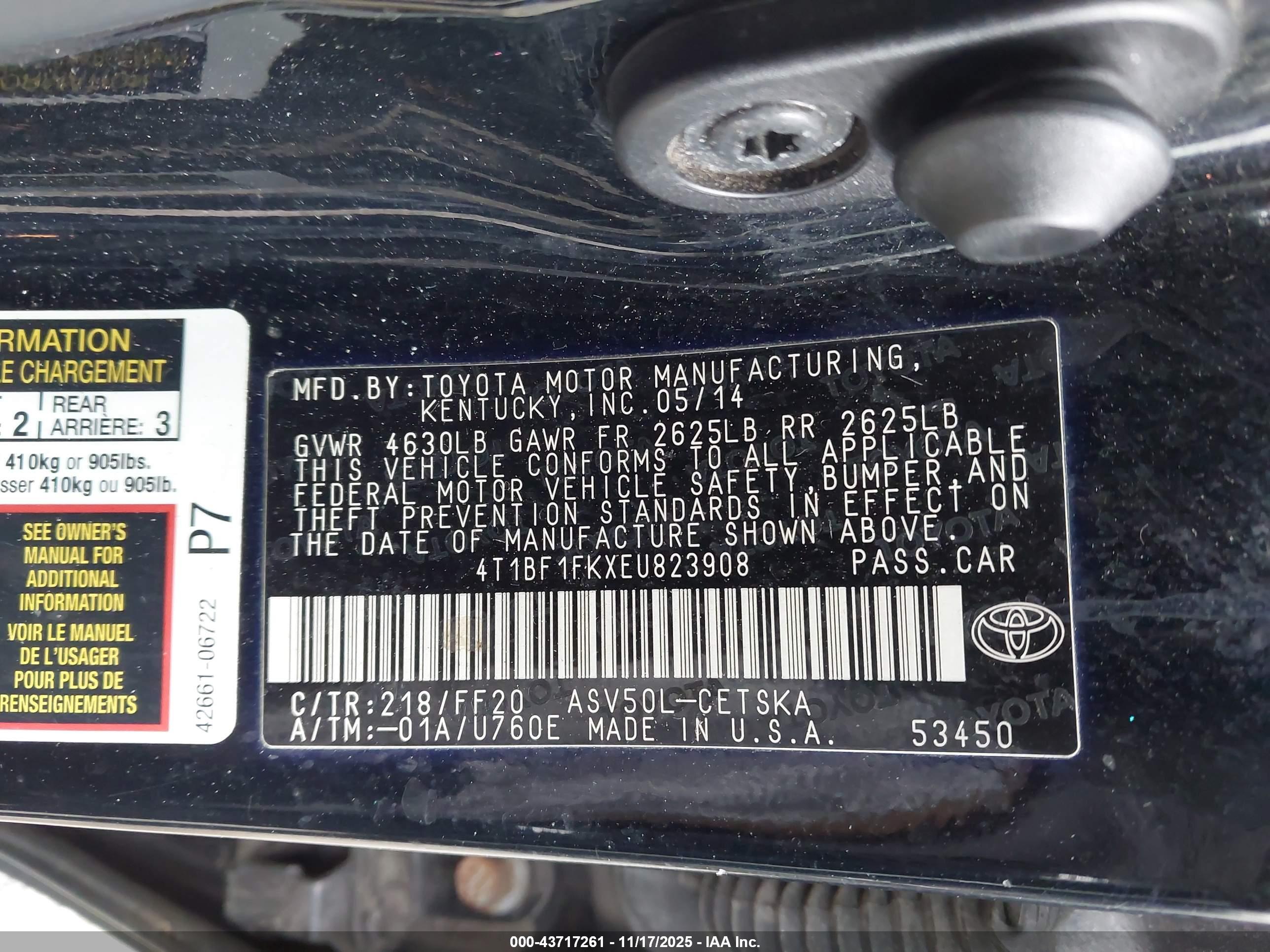 TOYOTA CAMRY image 9
