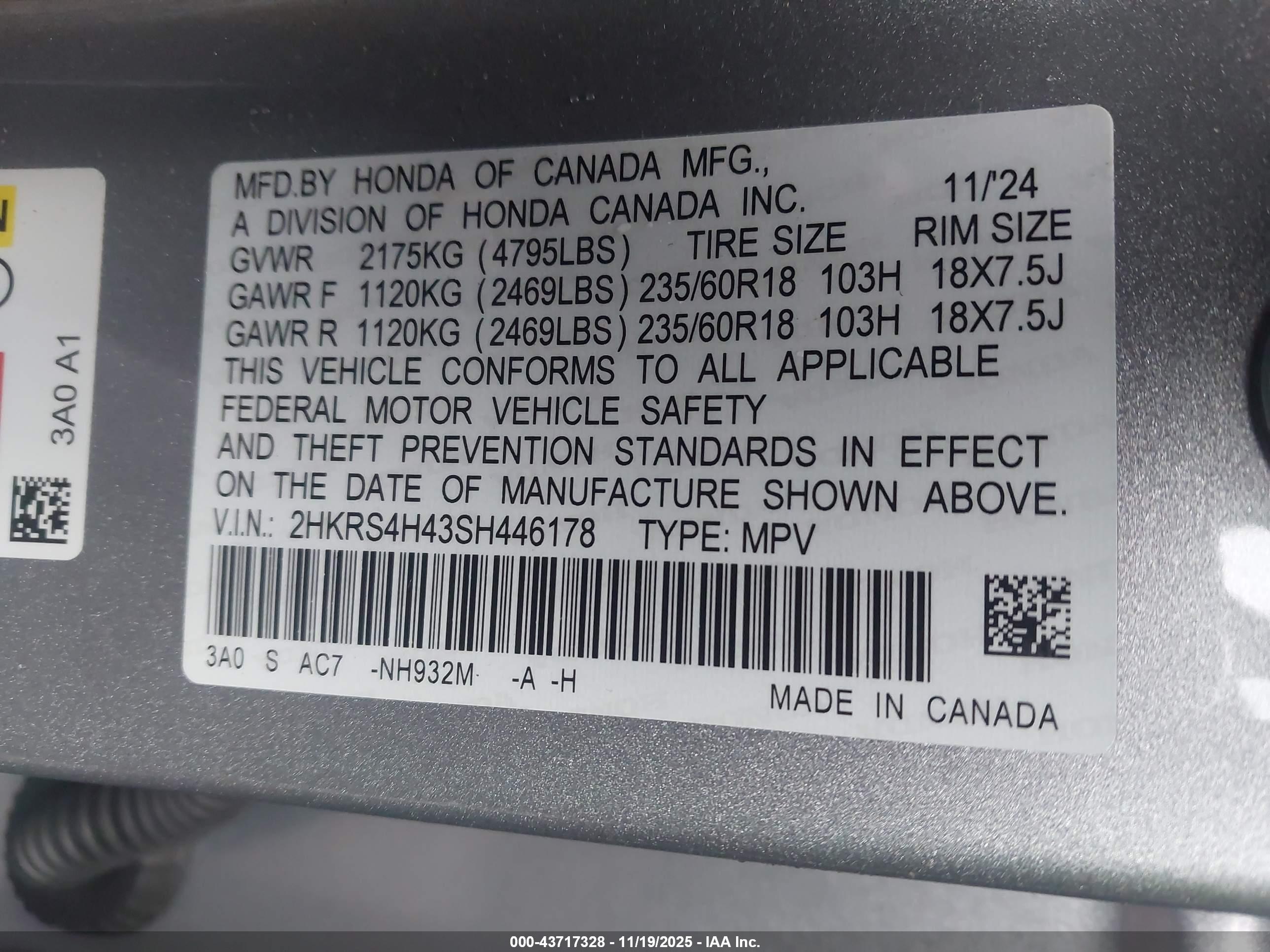 HONDA CR-V image 9