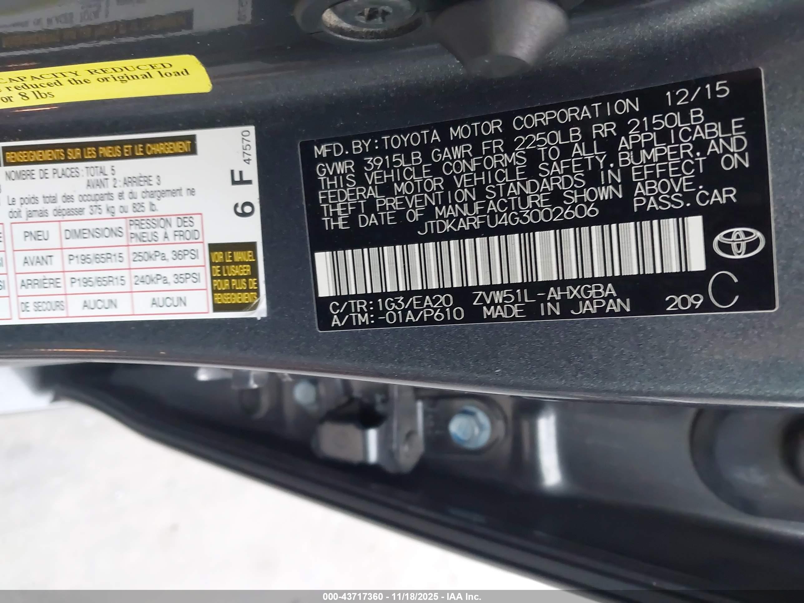 TOYOTA PRIUS image 9