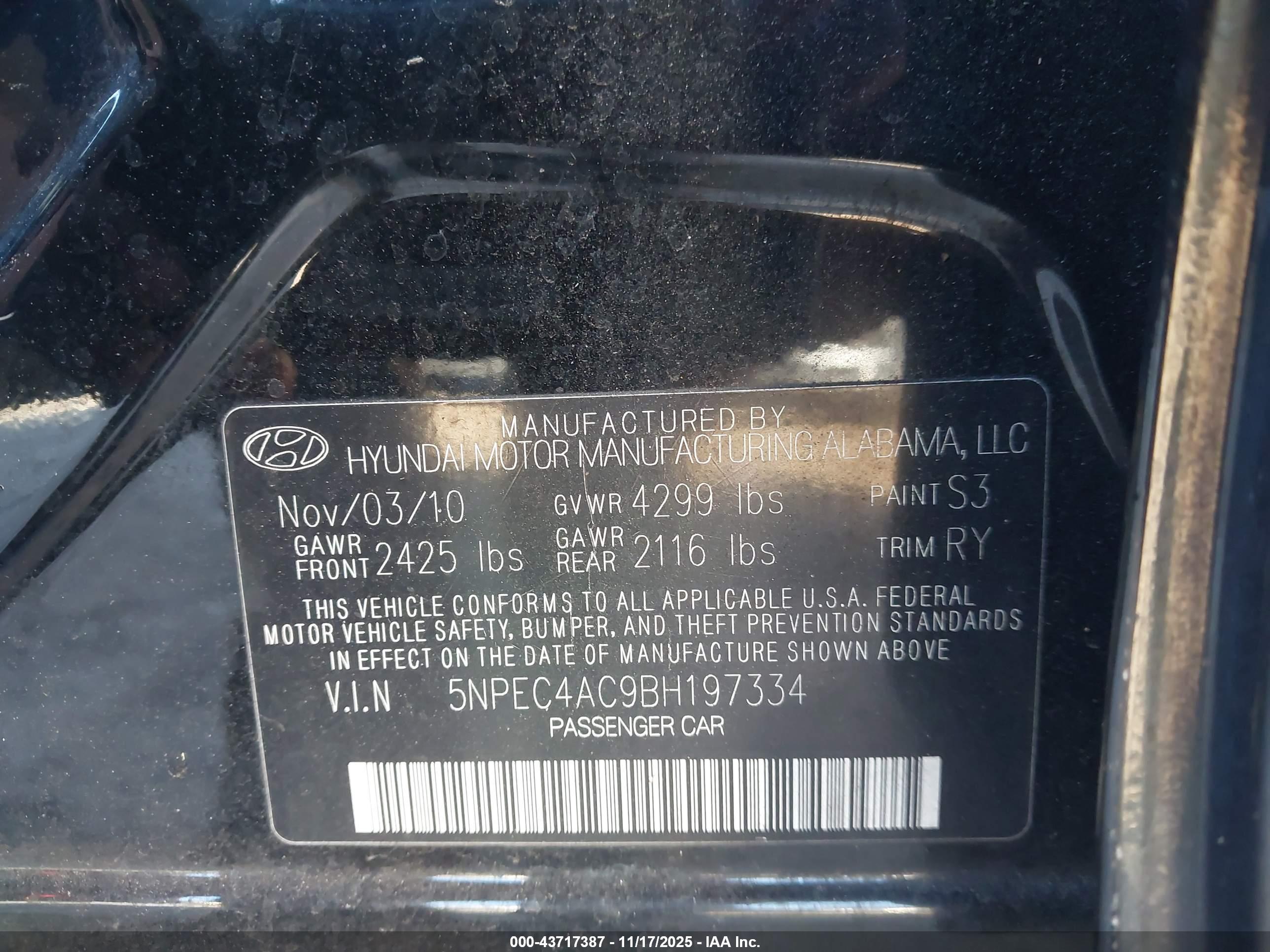 HYUNDAI SONATA image 9
