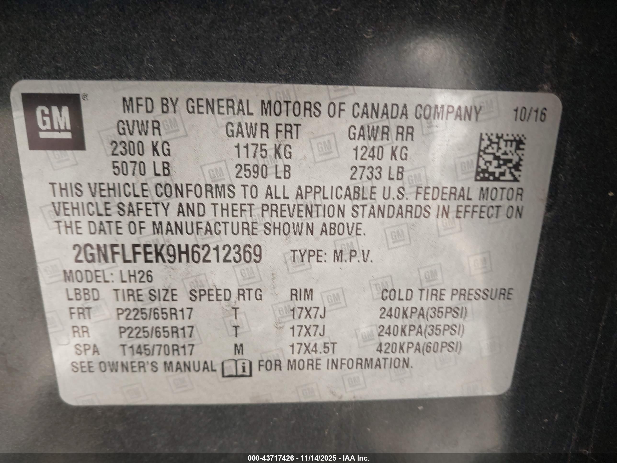 CHEVROLET EQUINOX image 9