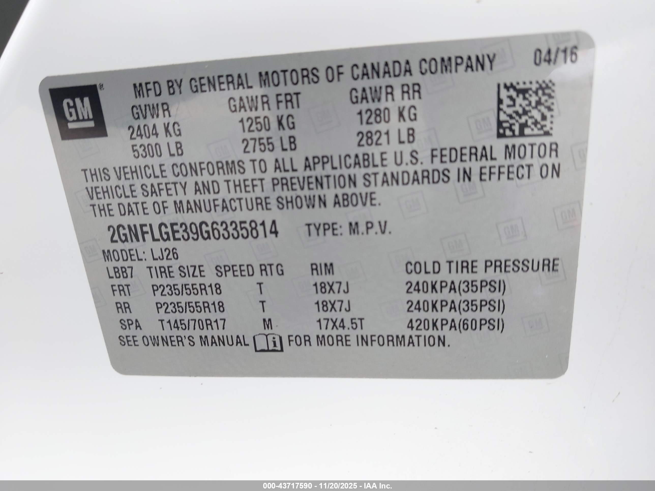 CHEVROLET EQUINOX image 9