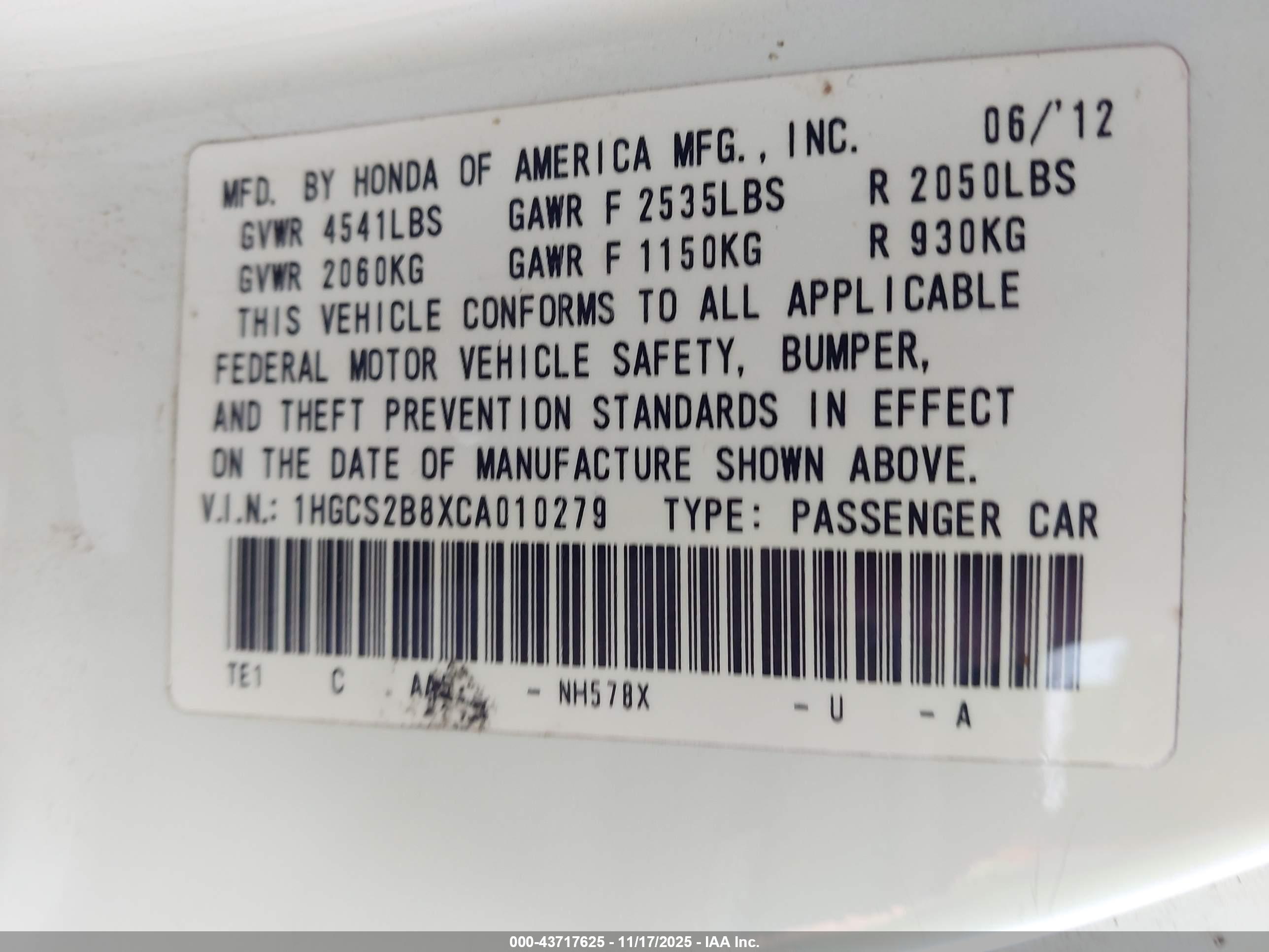HONDA ACCORD image 9