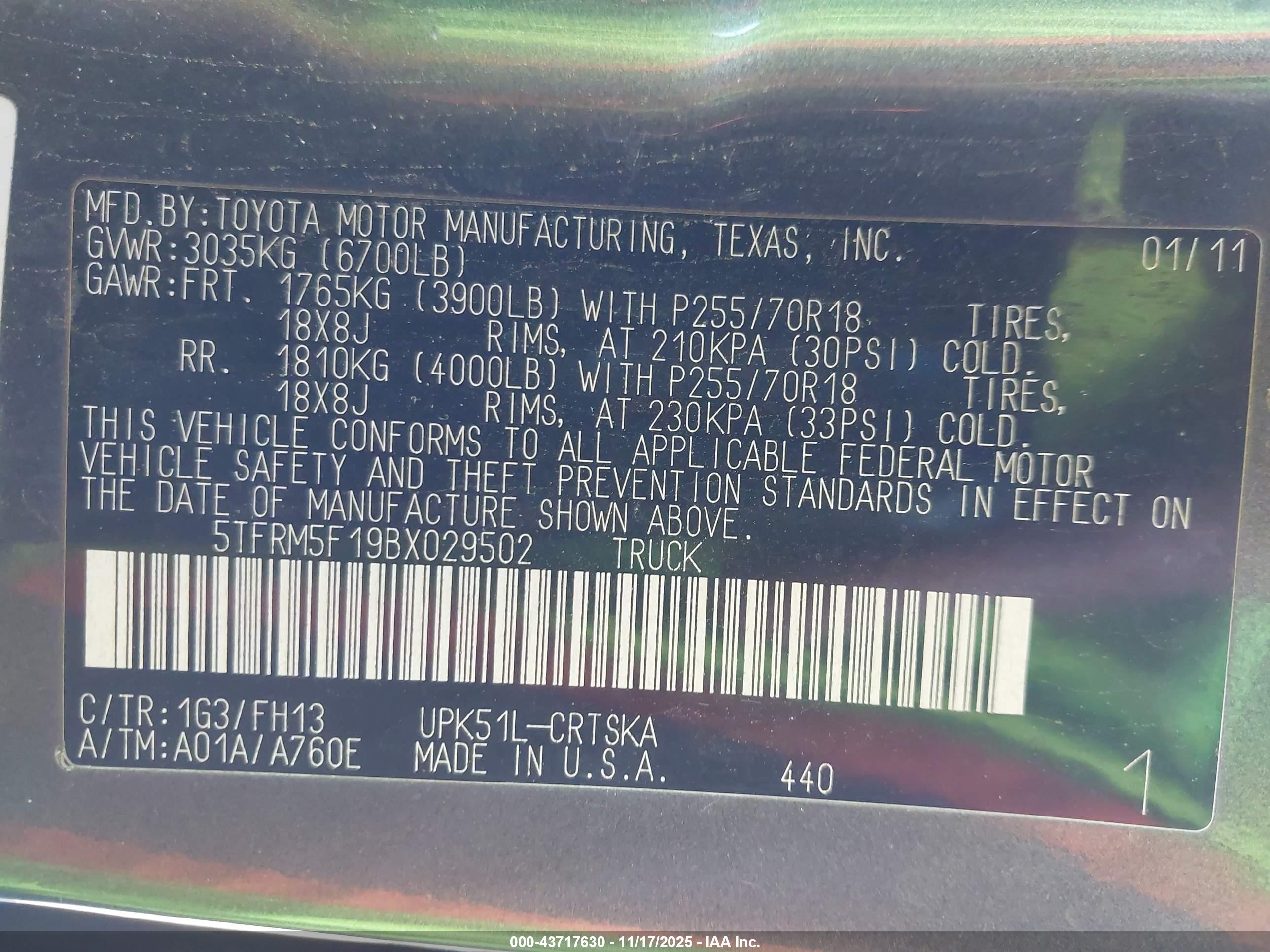 TOYOTA TUNDRA image 9