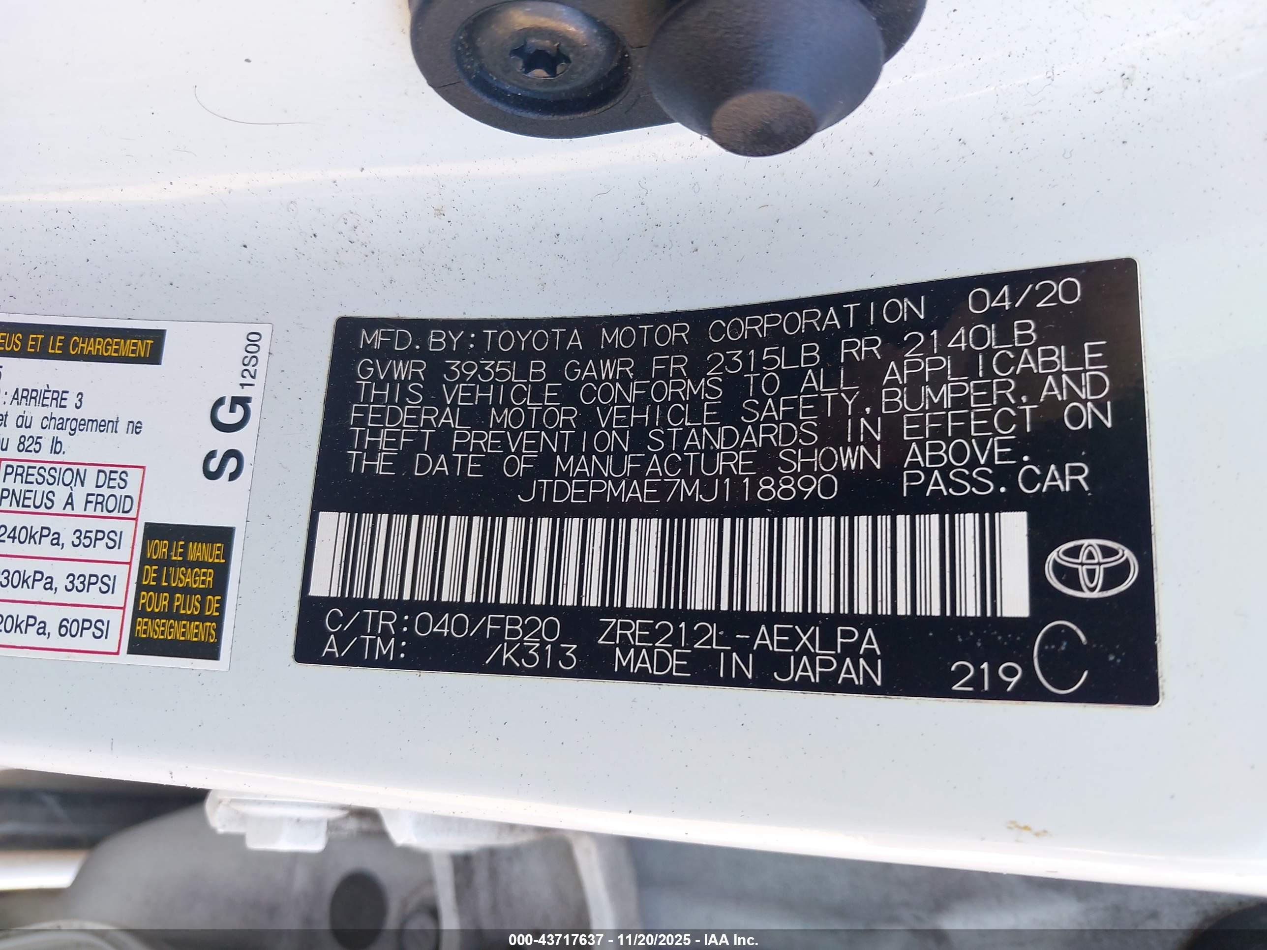 TOYOTA COROLLA image 9
