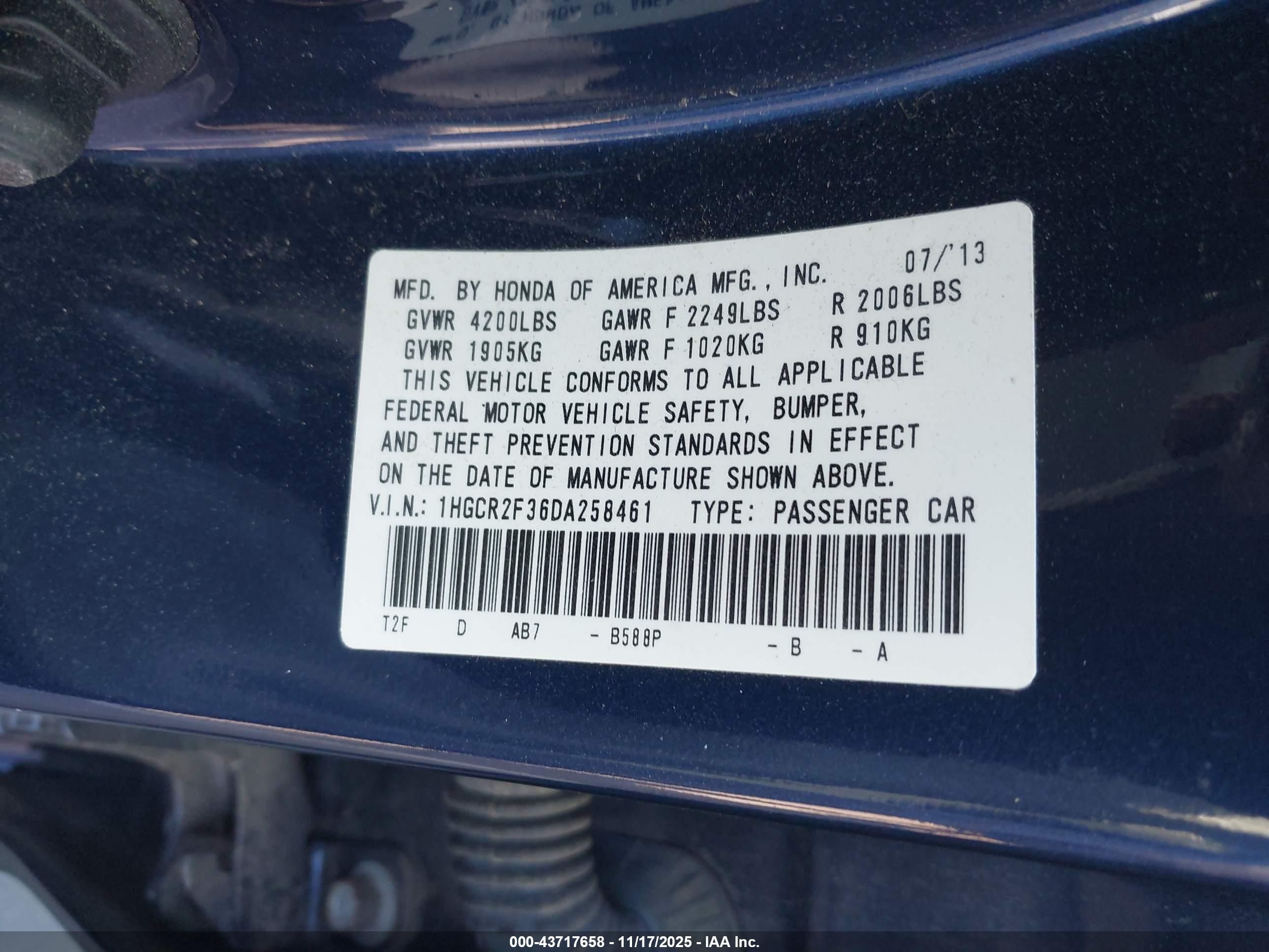 HONDA ACCORD image 9