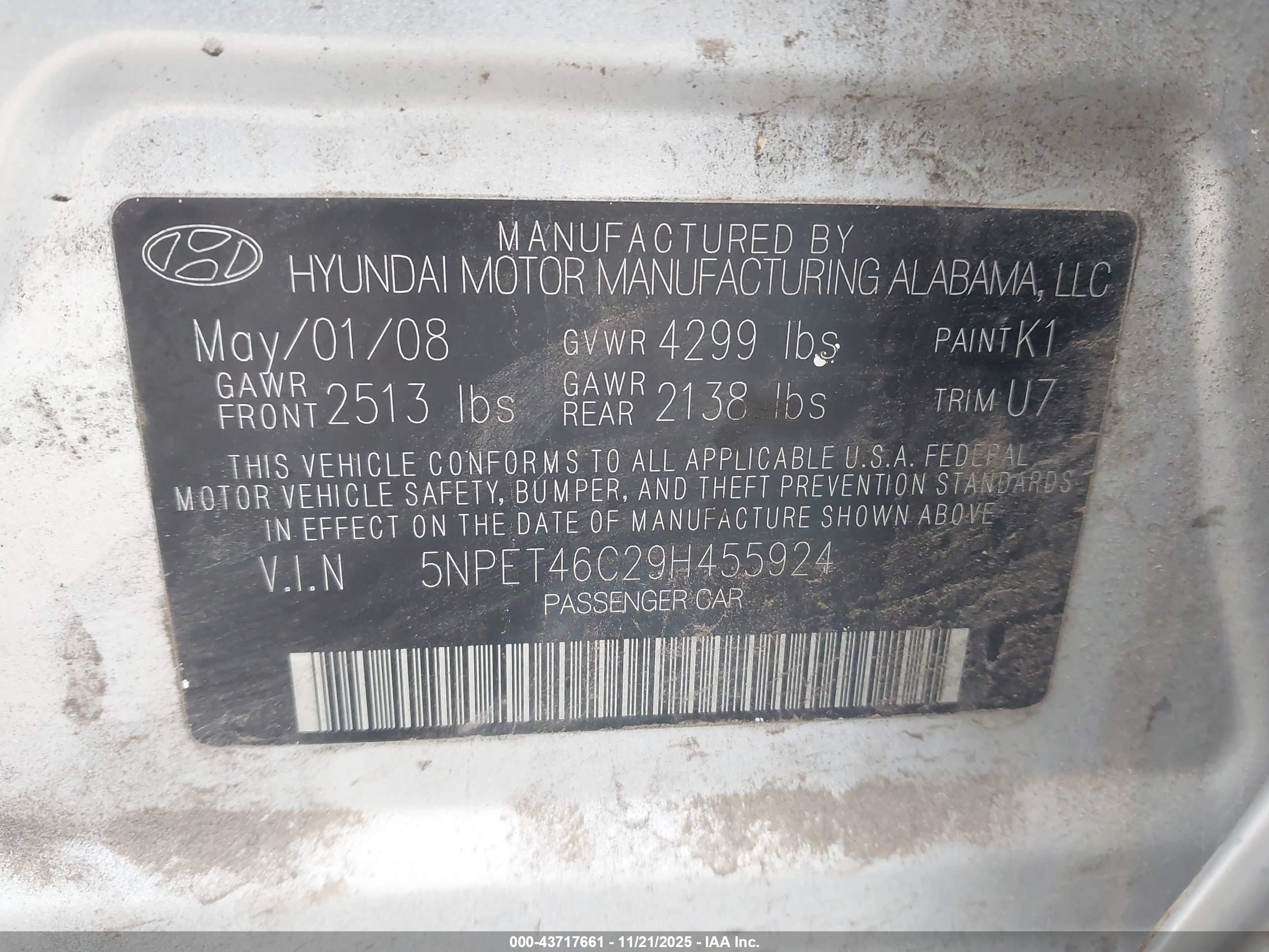 HYUNDAI SONATA image 9