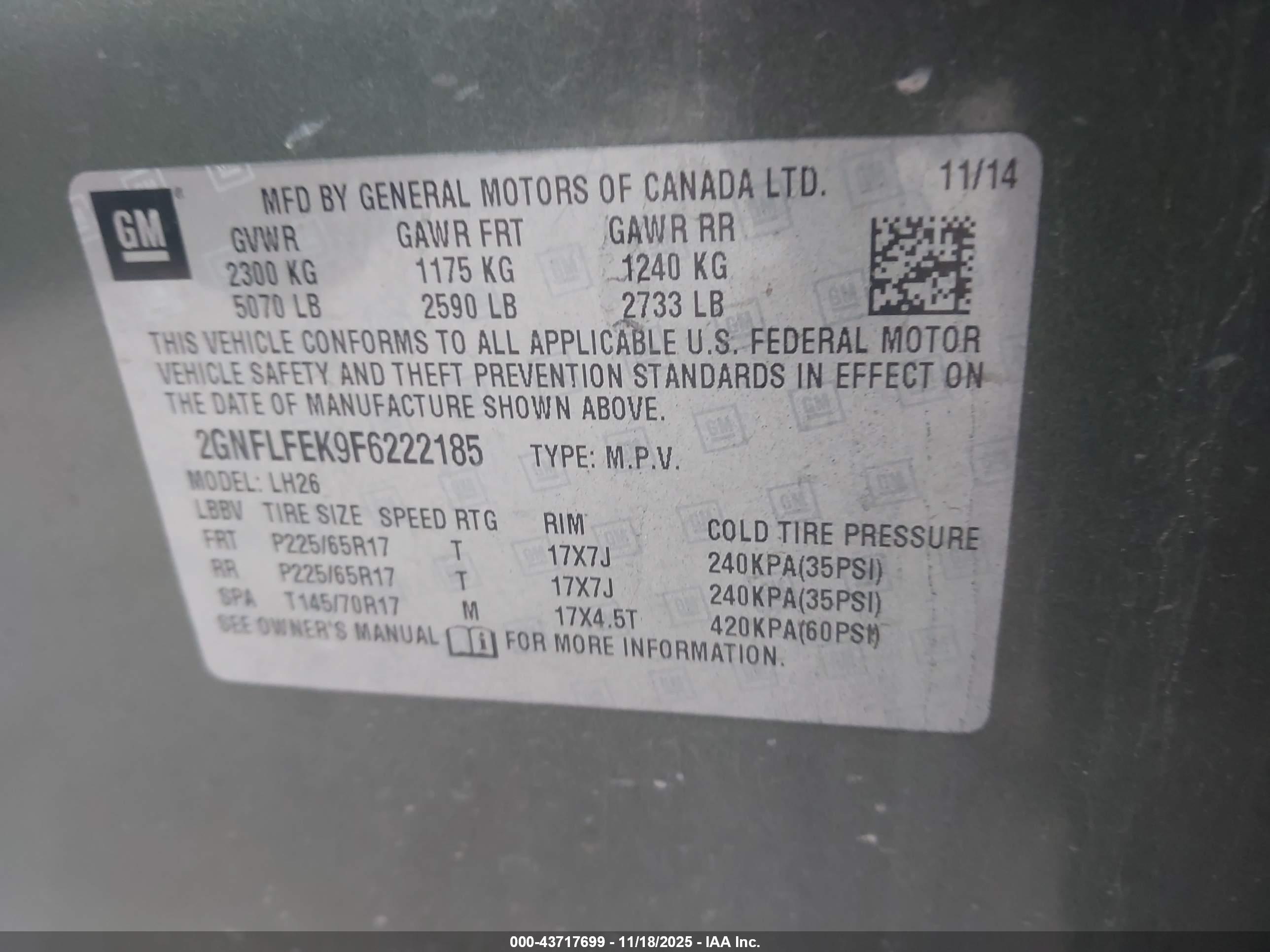 CHEVROLET EQUINOX image 9