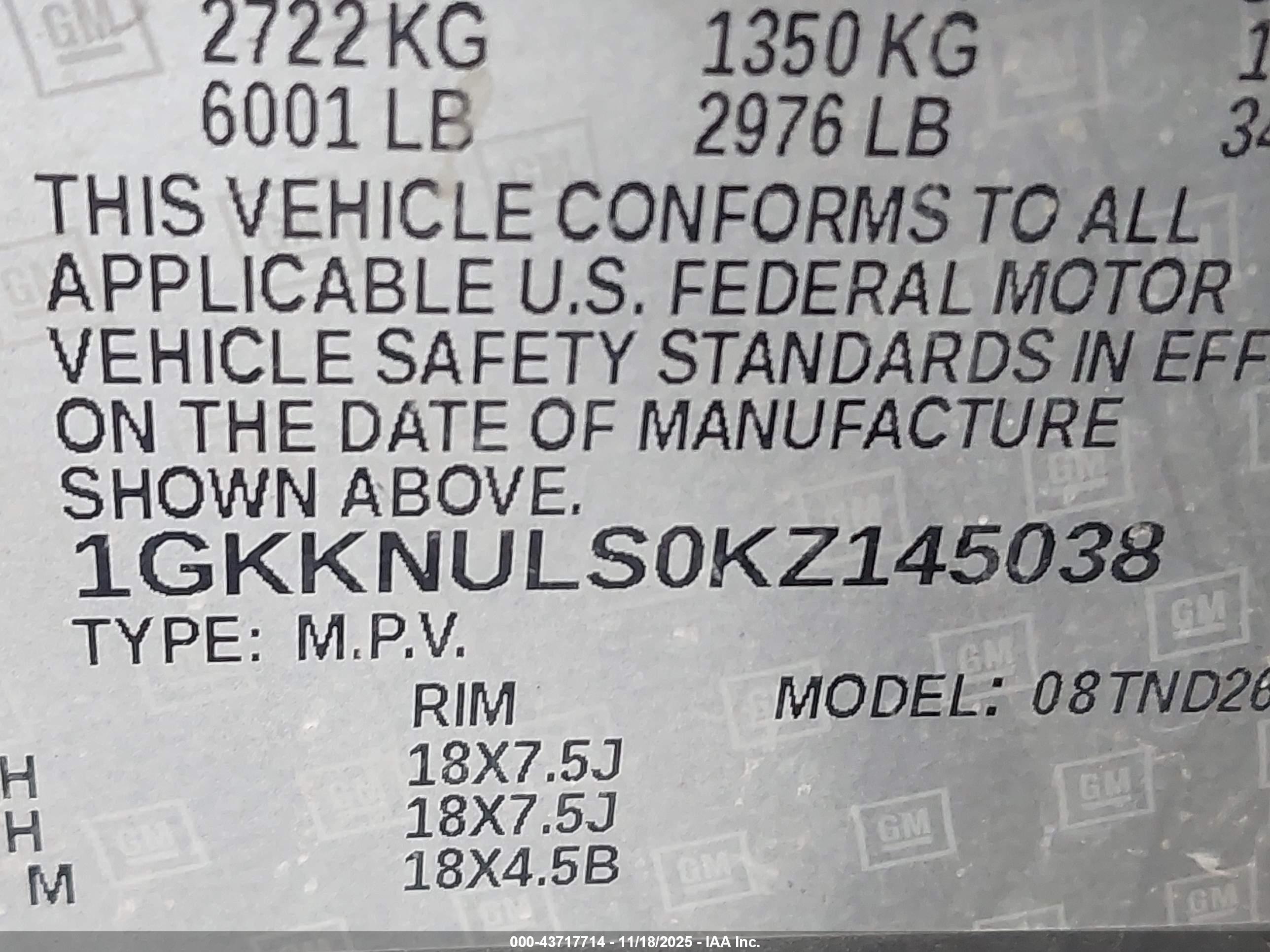 GMC ACADIA image 9