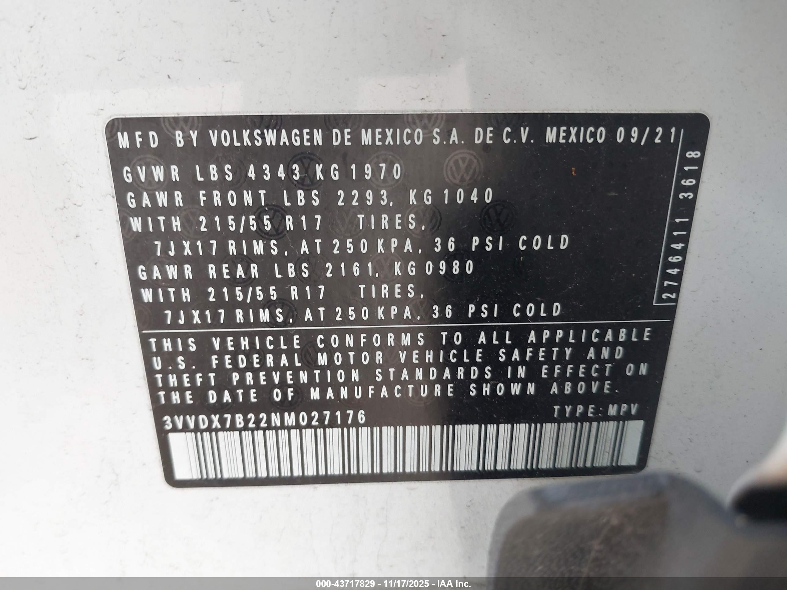 VOLKSWAGEN TAOS image 9