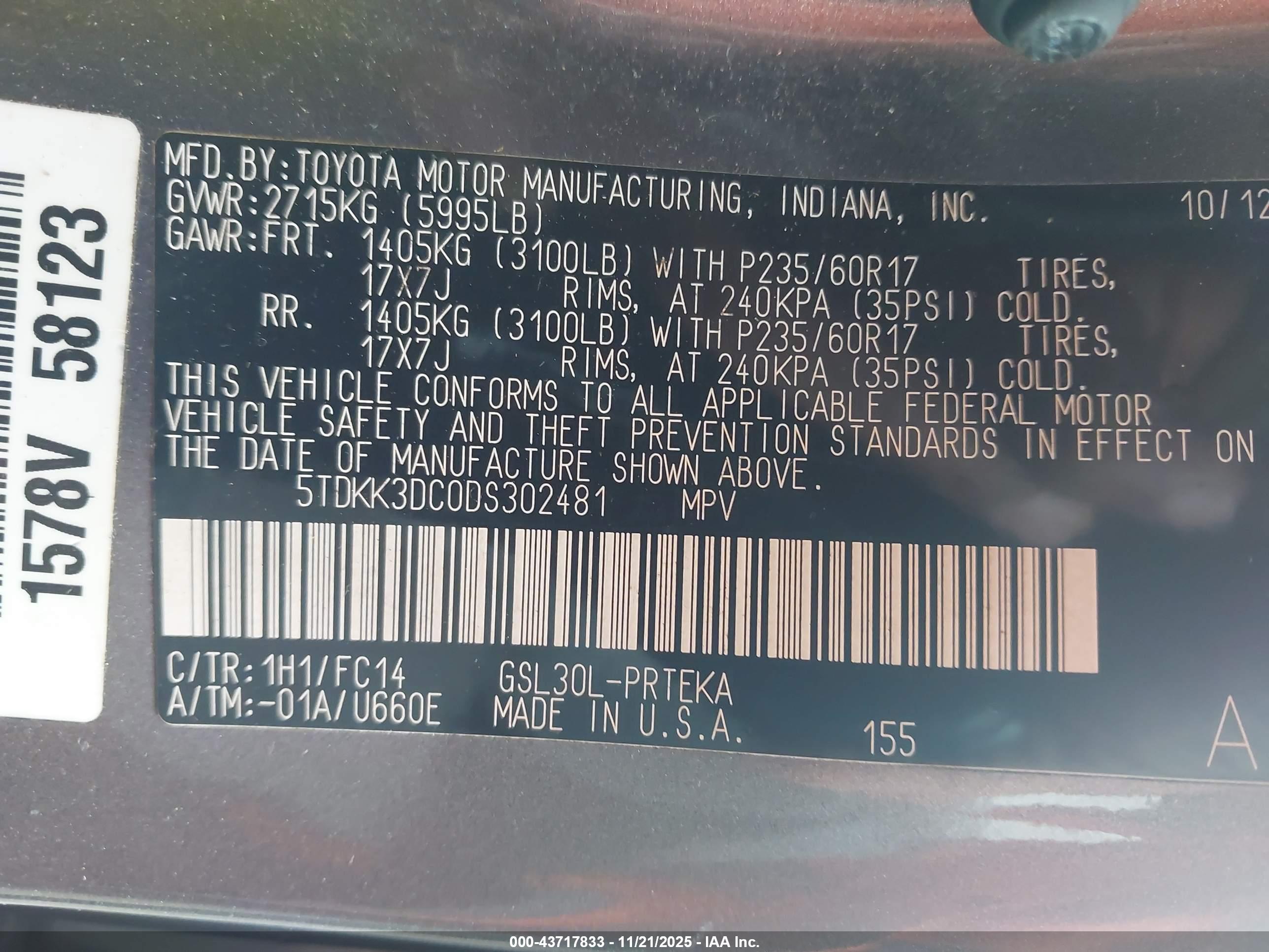 TOYOTA SIENNA image 9