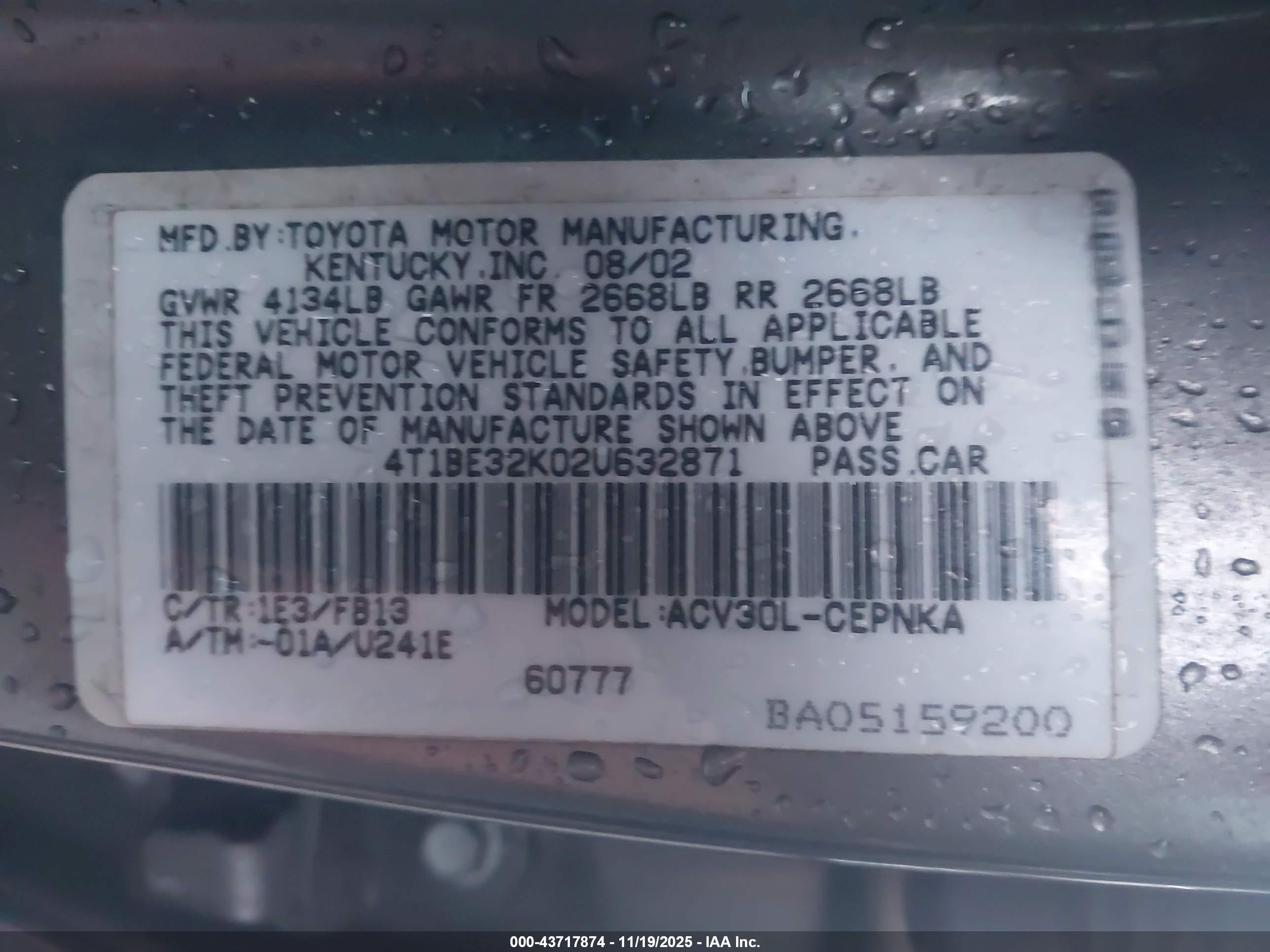 TOYOTA CAMRY image 9