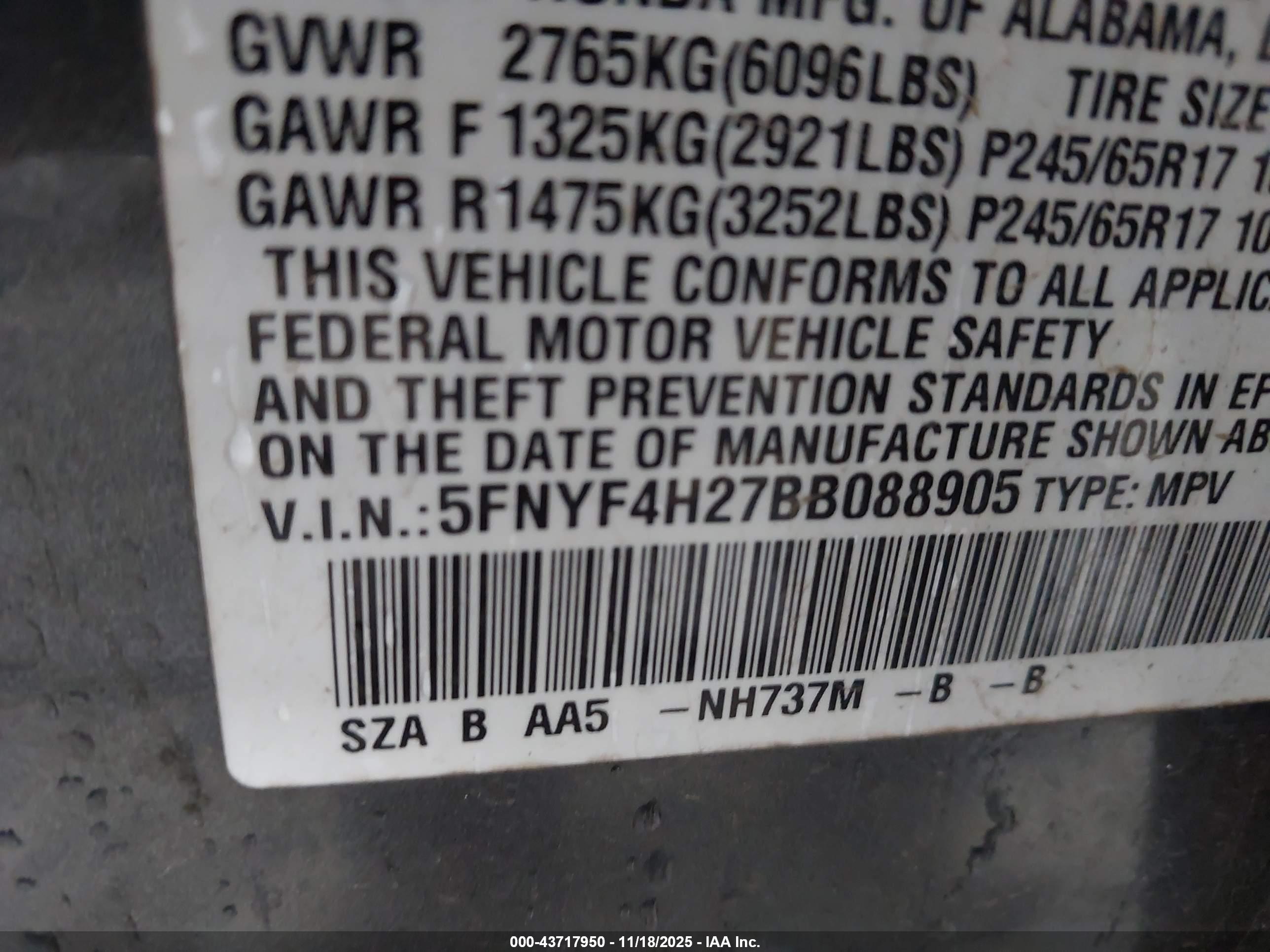 HONDA PILOT image 9